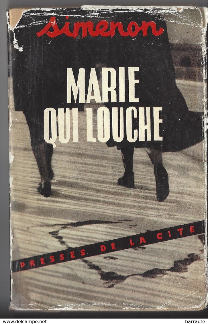 SIMENON  Marie Qui Louche Au Presses De La Cité 1951 - Librairie De La Cité (Lyon)