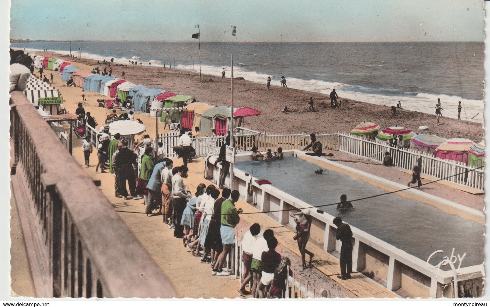 Calvados :  CABOURG :  Piscine  Et  Plage - Cabourg