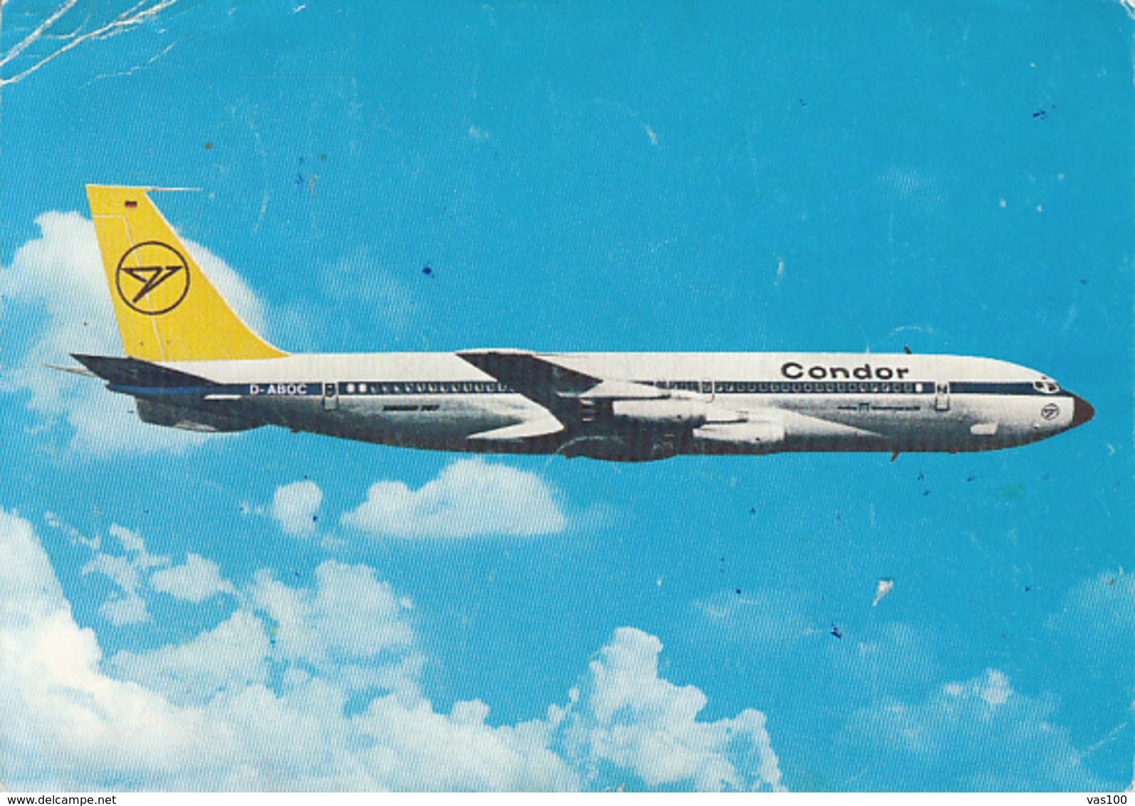 CPA TRANSPORT, AVIATION, PLANES, BOEING 707-430 PLANE - 1946-....: Ere Moderne