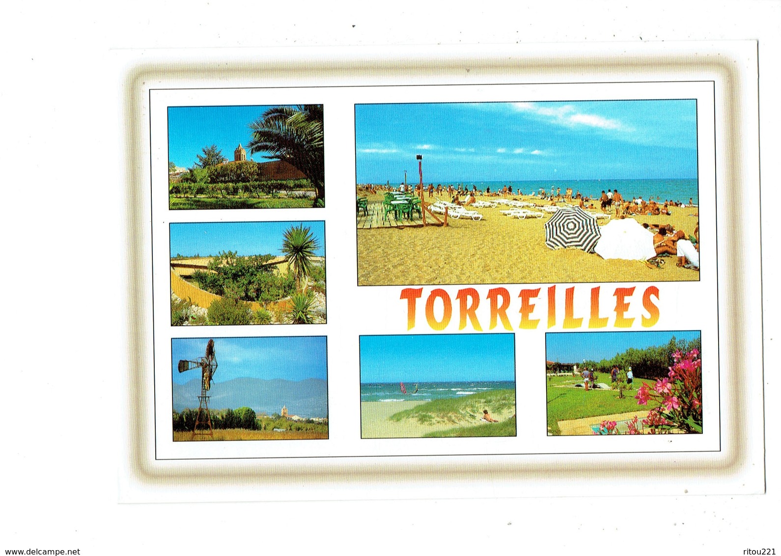 Cpm - 66 - TORREILLES - Plage Village - 1997 - A.B.L. - GOLF MOULIN à VENT ÉOLIENNE - Sonstige & Ohne Zuordnung