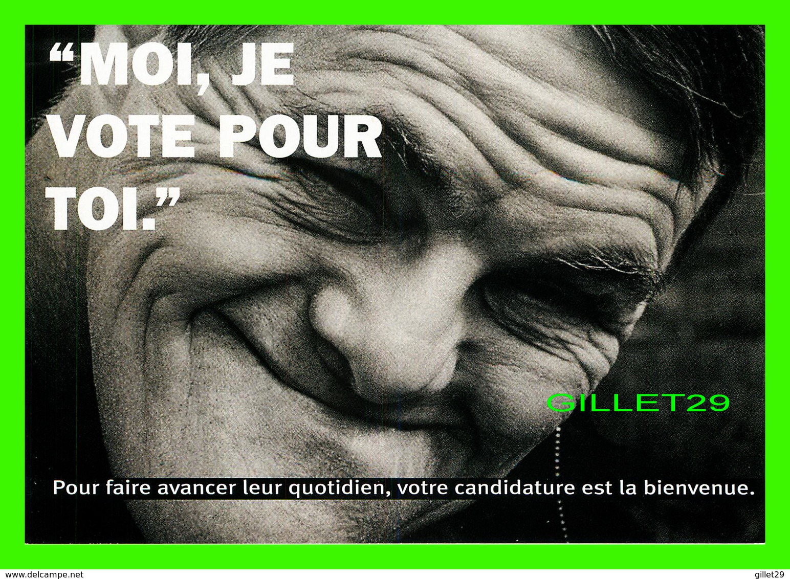 ADVERTISING - PUBLICITÉ - JE VOTE POUR TOI,ORG - CART'BLANCHE - - Publicité