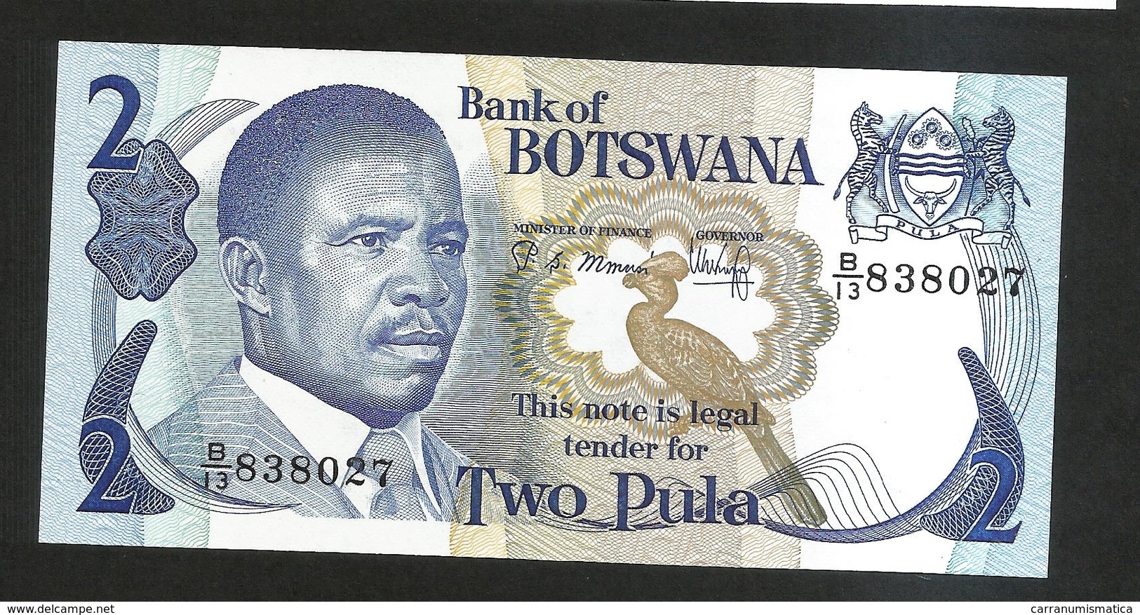 BOTSWANA - BANK Of BOTSWANA - 2 PULA (1982) - Botswana