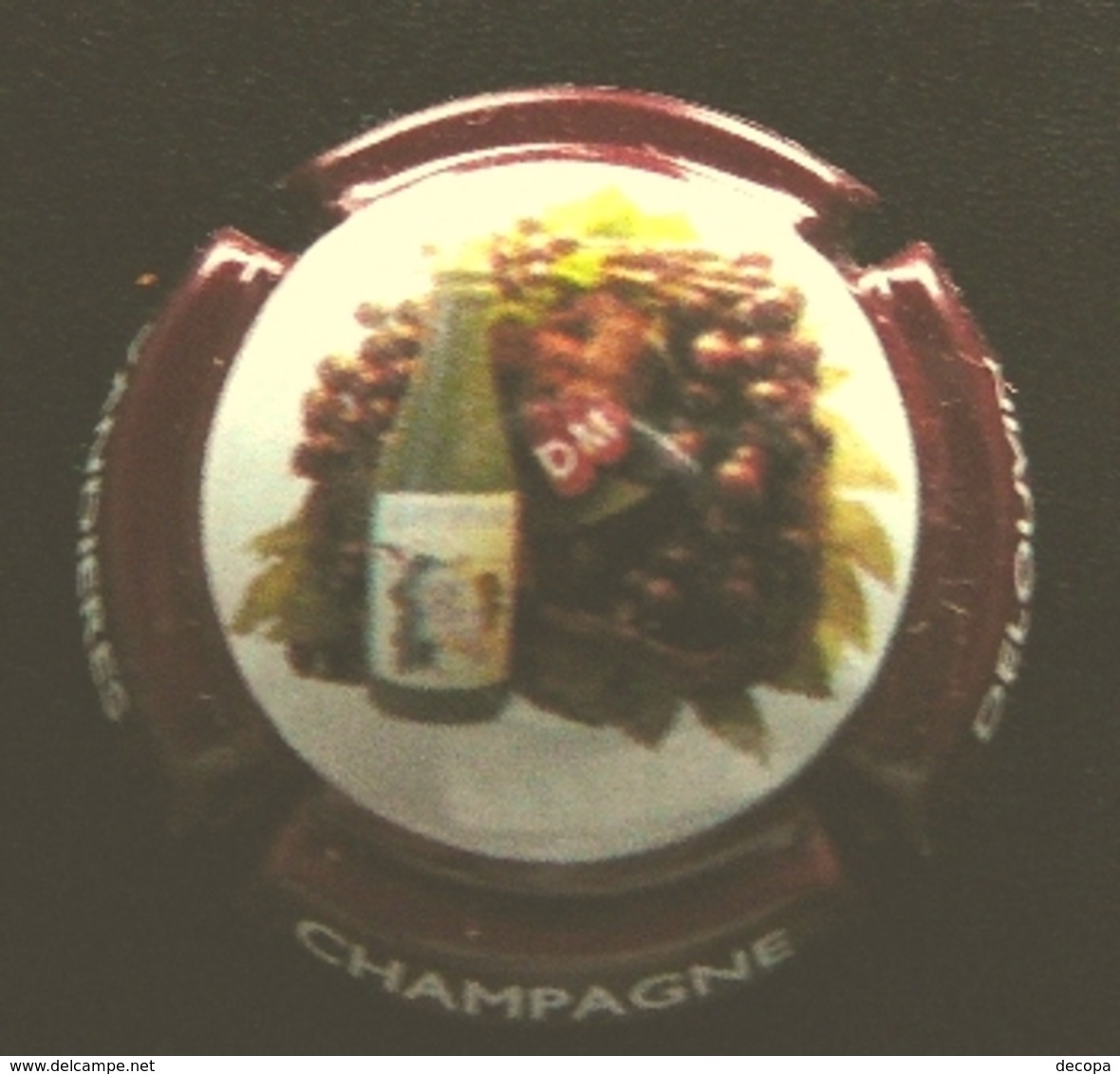 (dch-086) CAPSULE-CHAMPAGNE    Delouvin - Moreau  (red-rouge-rood) - Autres & Non Classés