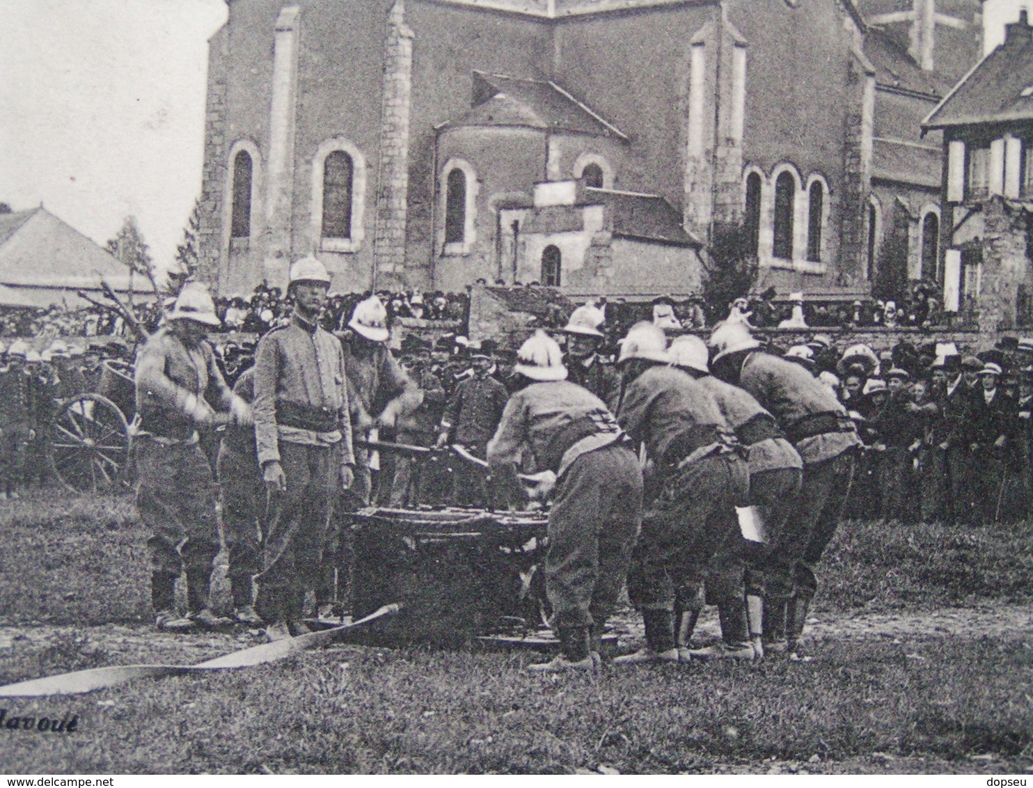 58 Châtillon En Bazois Fête De L'union Amicale Des Sapeurs Pompiers De La Nièvre Manoeuvre De La Pompe - Chatillon En Bazois