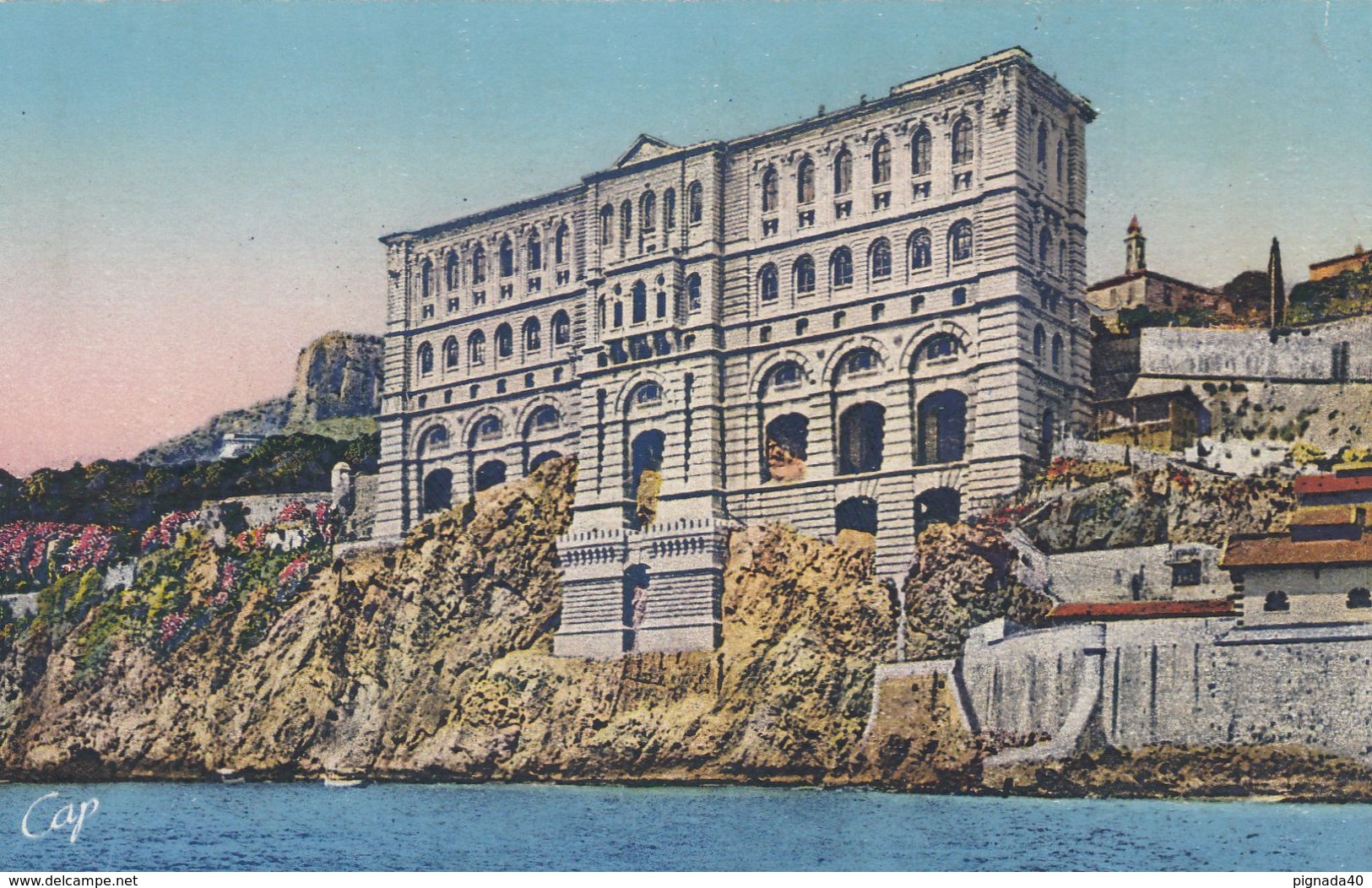 Cp , MONACO , Le Musée Océanographique, Côté Mer - Musée Océanographique