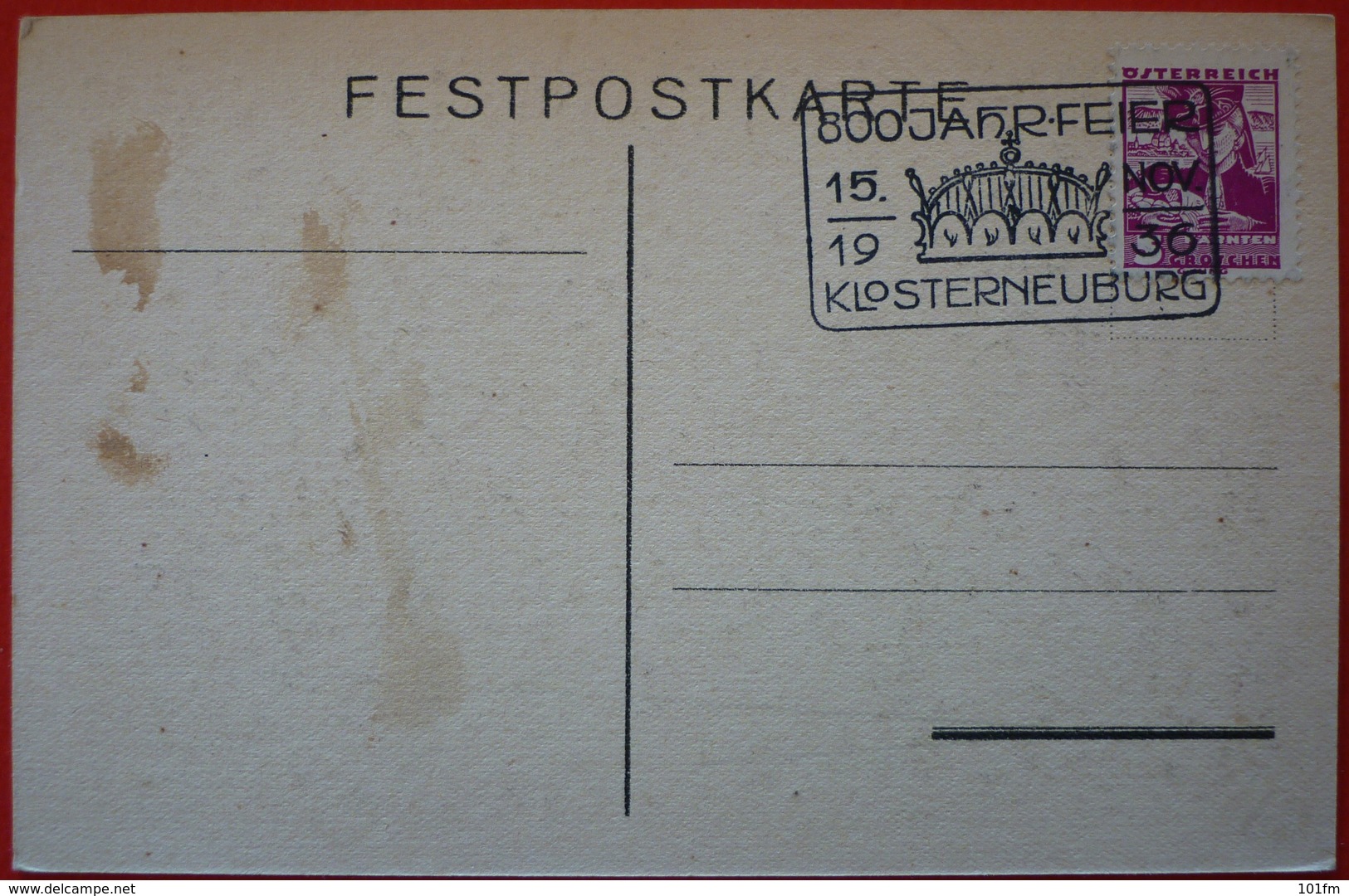 800 JAHRFEIER KLOSTERNEUBURG 1136 - 1936 - Klosterneuburg