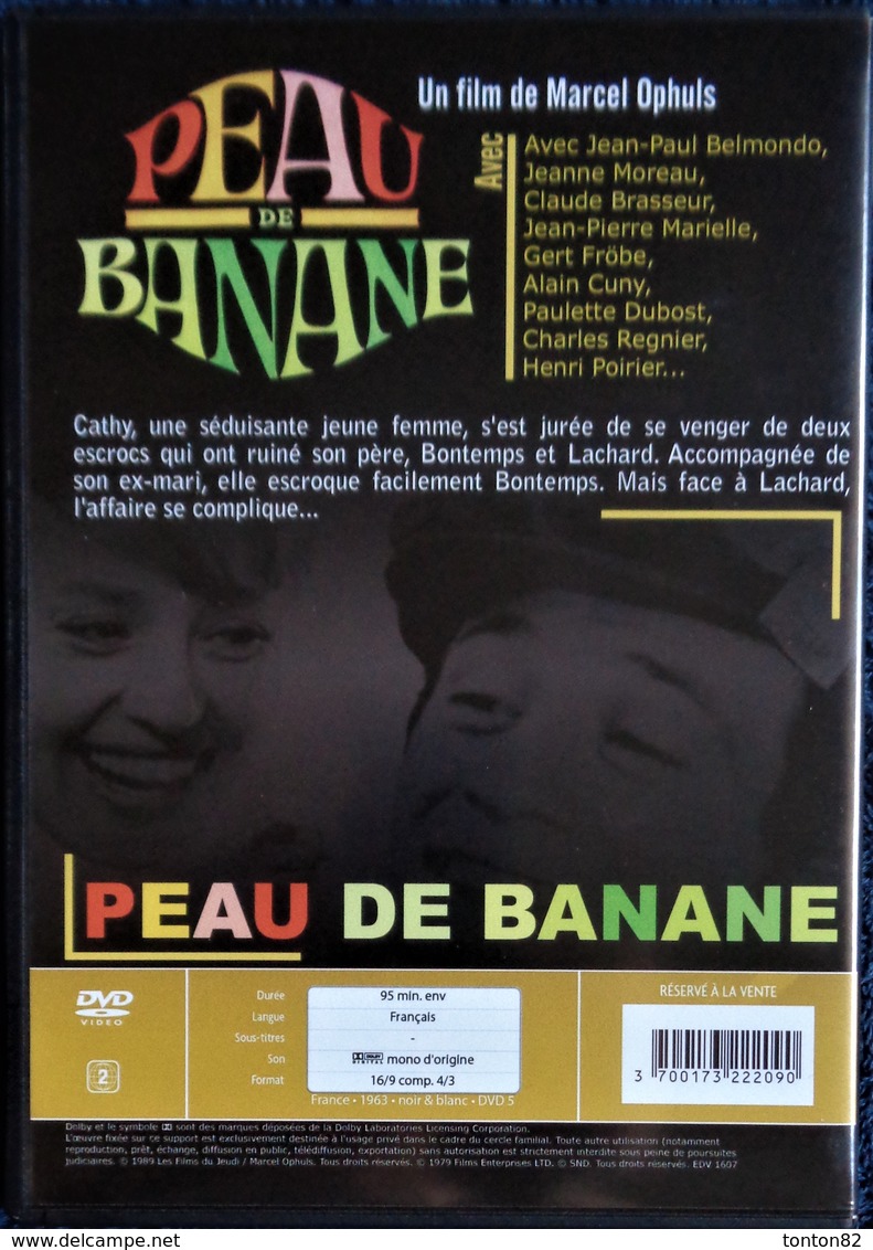 Peau De Banane - Jean-Paul Belmondo - Jean-Pierre Marielle - Claude Brasseur . - Comédie