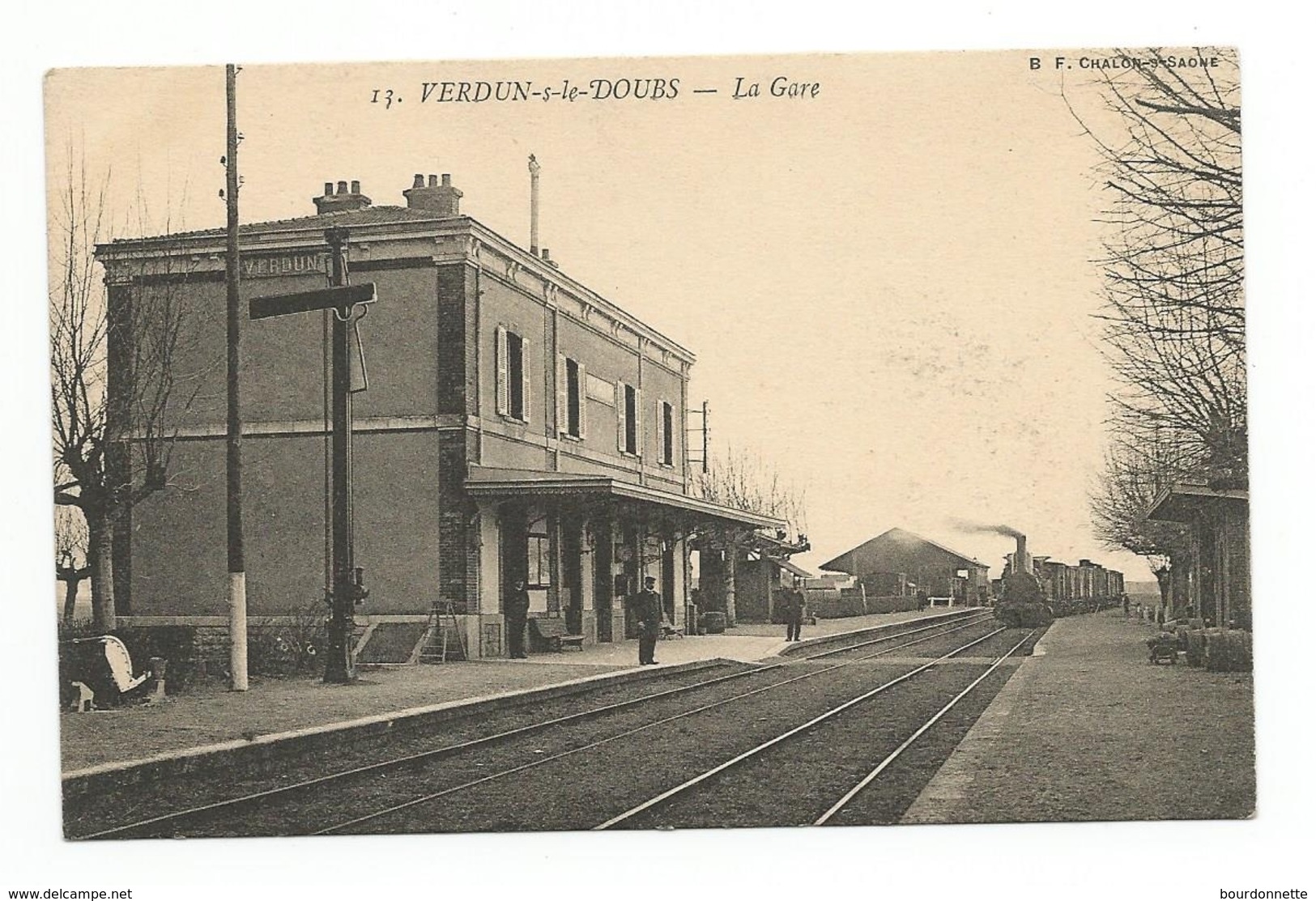 Verdun-sur-le-Doubs - La Gare - Autres & Non Classés