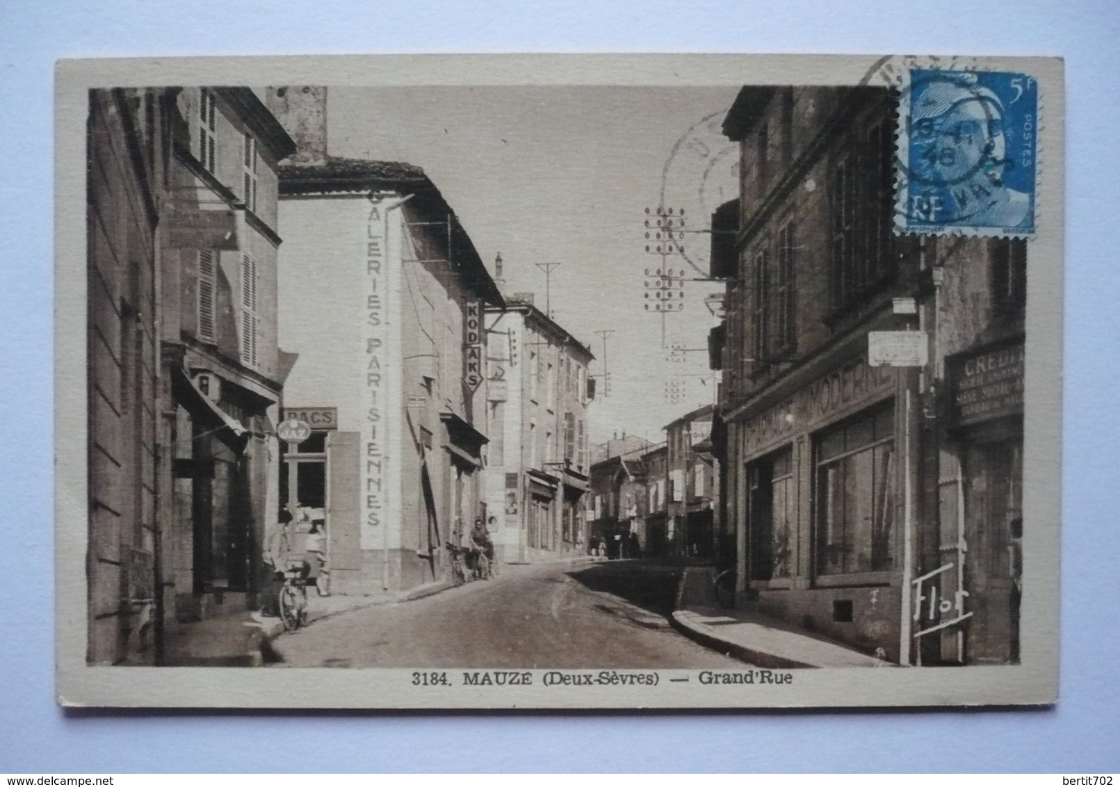 79 - MAUZE - GRAND'RUE - Pub  KODAKS - Mauze Sur Le Mignon