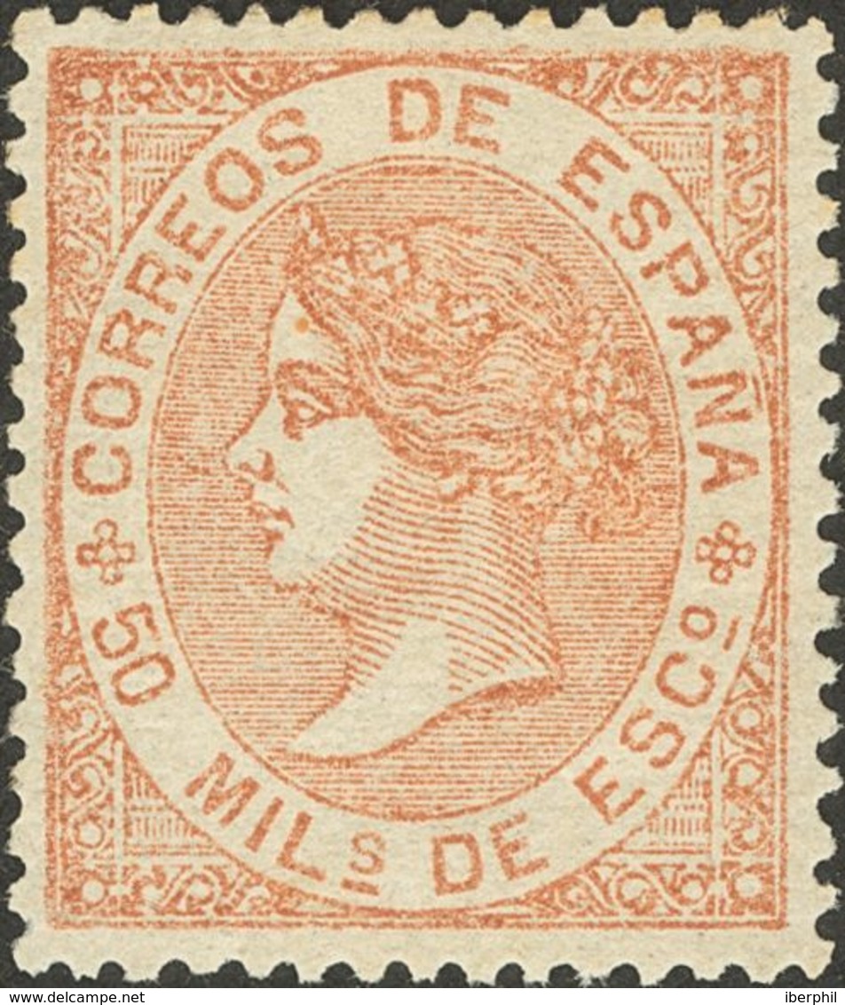 (*)96. 1867. 50 Mils Castaño. Excepcional Centraje. MAGNIFICO. - Andere & Zonder Classificatie