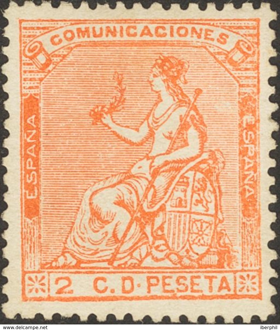 *131. 1873. 2 Cts Naranja. Excelente Centraje. MAGNIFICO. - Other & Unclassified