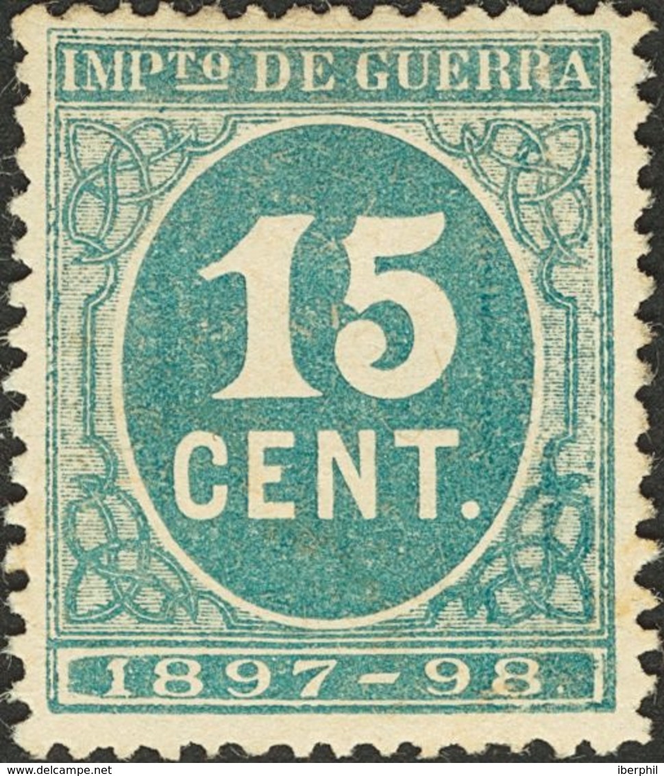 *234. 1897. 15 Cts Verde. Excepcional Color Y Centraje. PIEZA DE LUJO. Cert. GRAUS. - Autres & Non Classés