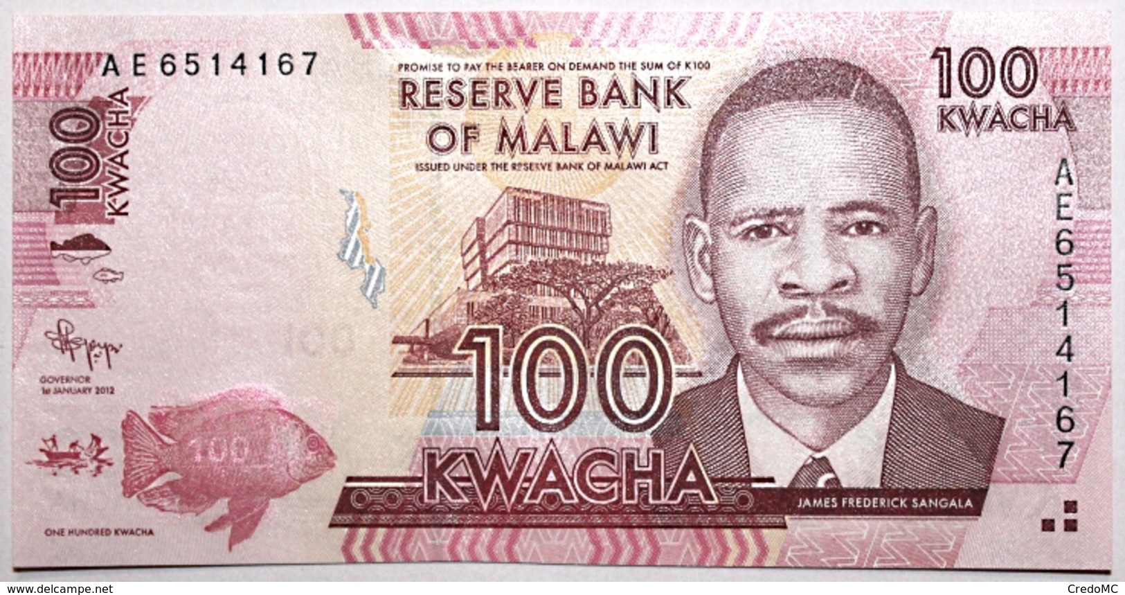 Malawi - 100 Kwacha - 2012 - PICK 59a - NEUF - Malawi