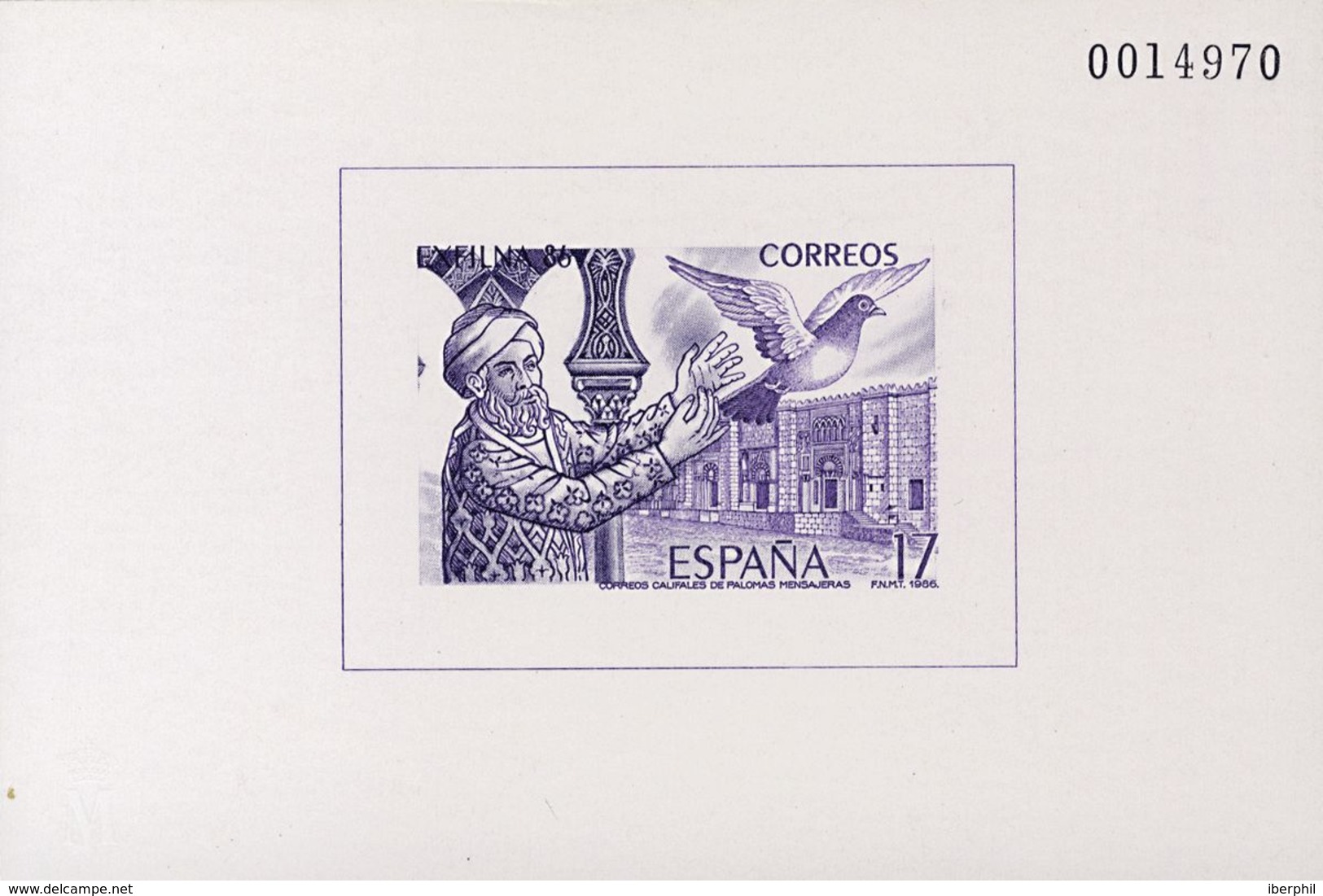 (*)10P. 1986. Prueba De Lujo. EXFILNA 86. MAGNIFICA. Edifil 2018: 89 Euros - Errors & Oddities