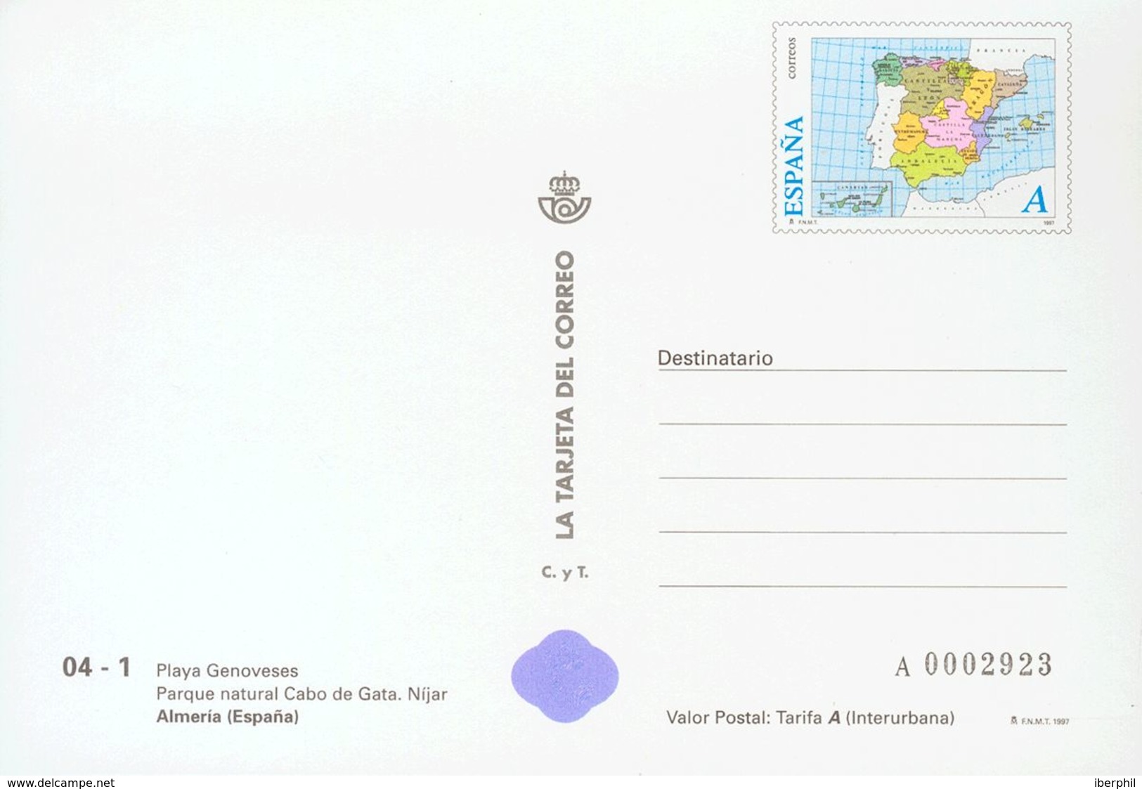 **EP25/34. 1997. Juego Completo LAS TARJETAS DEL CORREO De La Costa De Almería (diez Tarjetas). MAGNIFICAS. Edifil 2020: - Andere & Zonder Classificatie