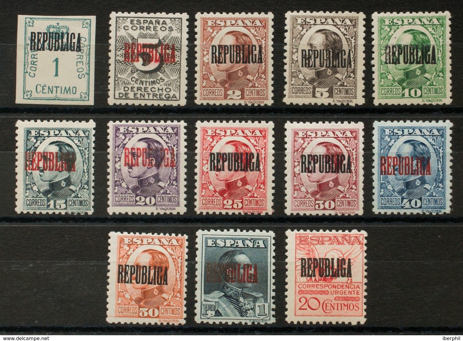 *5/17he. 1931. Serie Completa. Variedad "G" EN LUGAR DE "C". MAGNIFICA. Edifil 2011: 115 Euros - Nationalistische Uitgaves