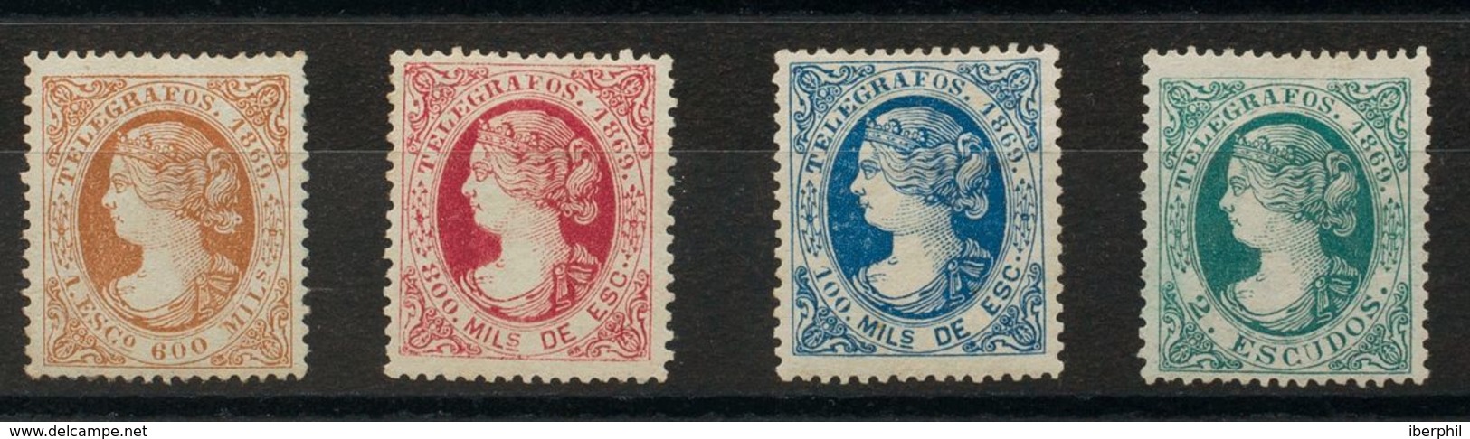 */(*)26/29. 1869. Serie Completa (el 2 Escudos Sin Goma). Muy Bien Centrada. MAGNIFICA Y RARA. Edifil 2020: 930 Euros - Sonstige & Ohne Zuordnung