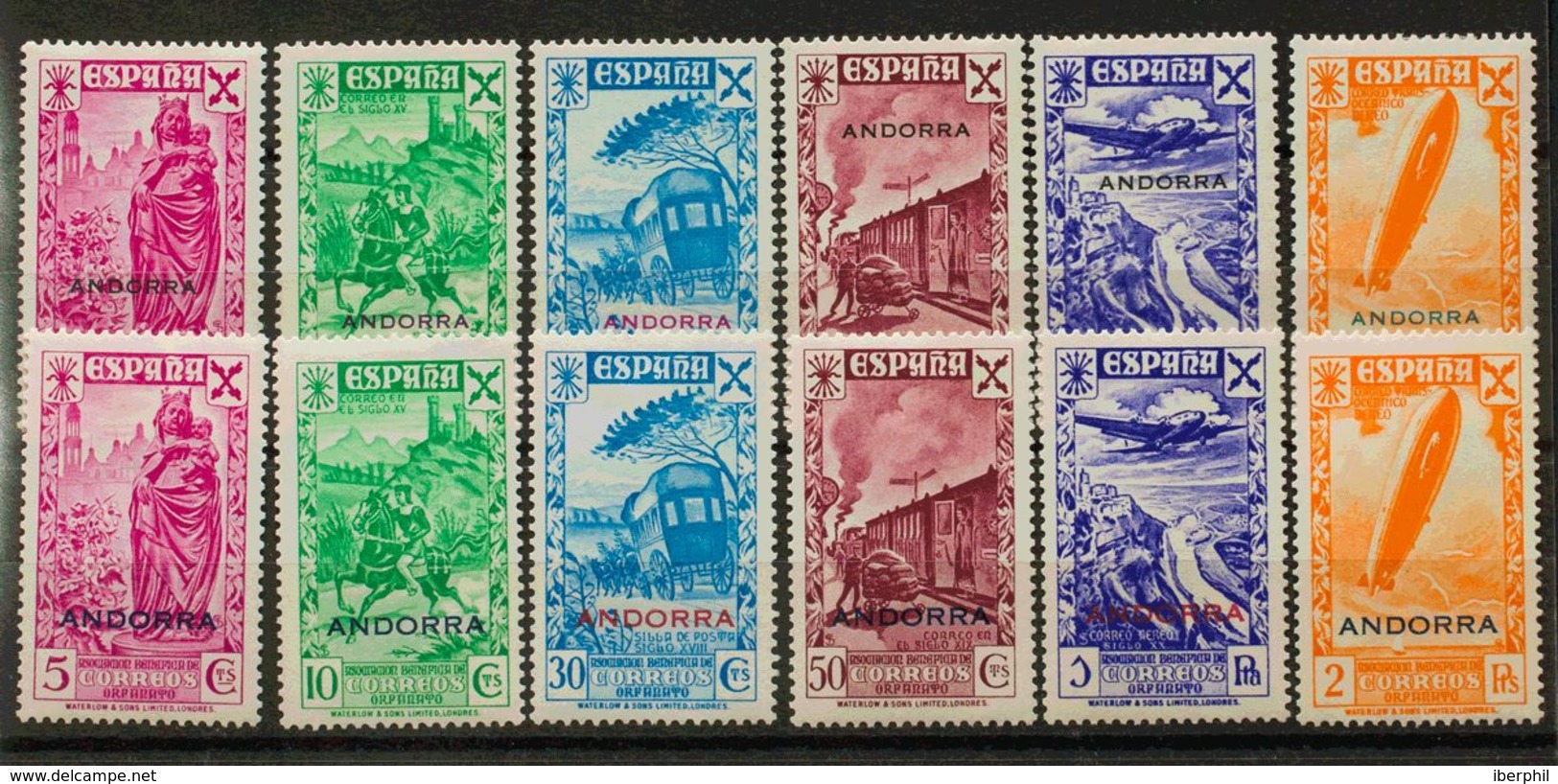 *1/6, 7/12. 1938. Dos Series Completas. MAGNIFICAS. Edifil 2020: 642 Euros - Other & Unclassified