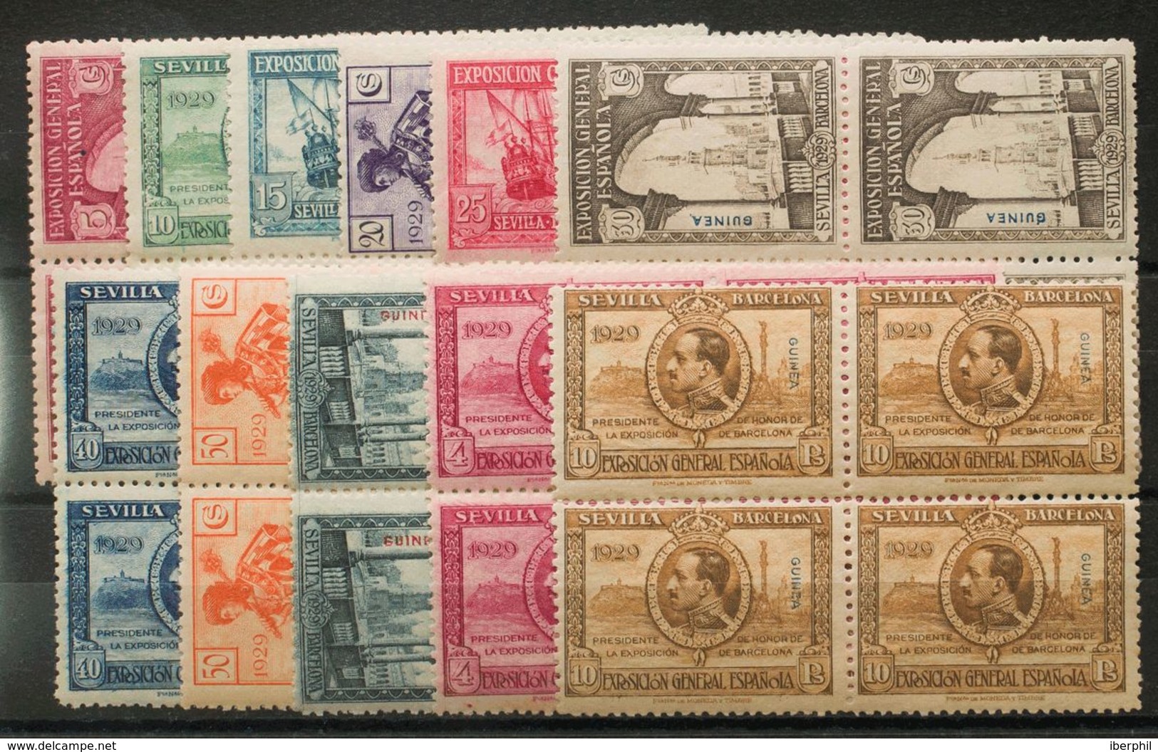 **191/01(4). 1929. Serie Completa, Bloque De Cuatro. MAGNIFICO. Edifil 2018: +640 Euros - Other & Unclassified