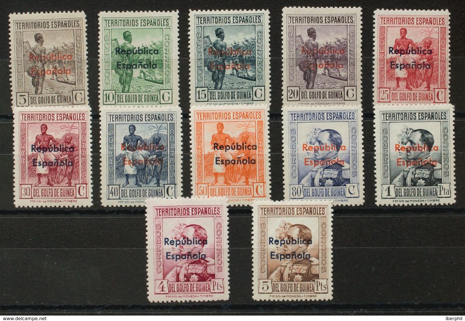 **232/43N. 1932. Serie Completa, Doce Valores. NºA000.000. MAGNIFICA. Edifil 2018: 549 Euros - Other & Unclassified