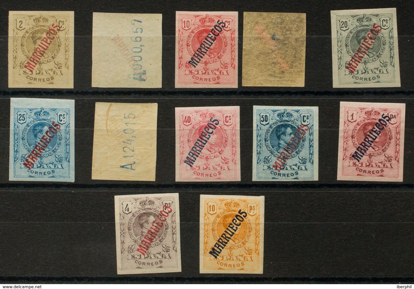 *30/41s. 1914. Serie Completa (5 Cts, 15 Cts Y 30 Cts Márgenes Justos, Probablemente Se Traten De Sellos Recortados). SI - Other & Unclassified