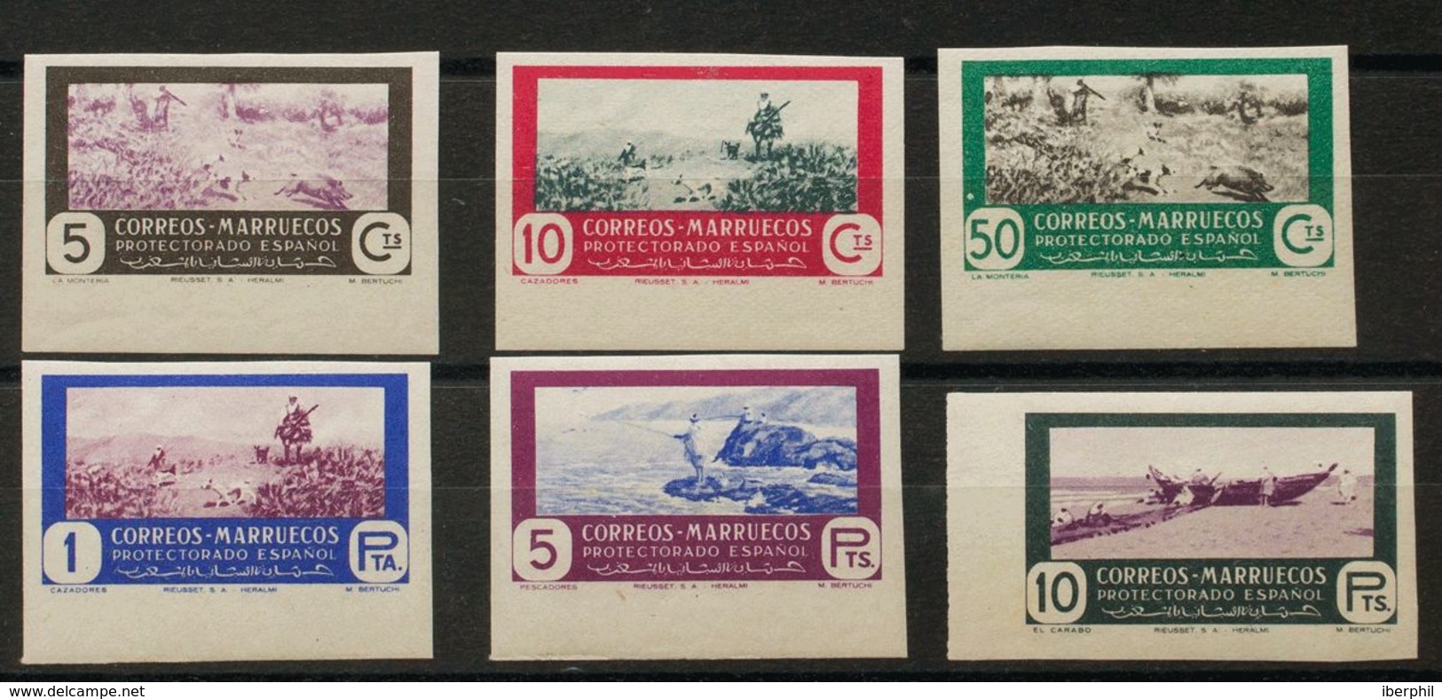 **330/35s. 1951. Serie Completa, Borde De Hoja. SIN DENTAR. MAGNIFICA. Edifil 2018: 130 Euros - Autres & Non Classés