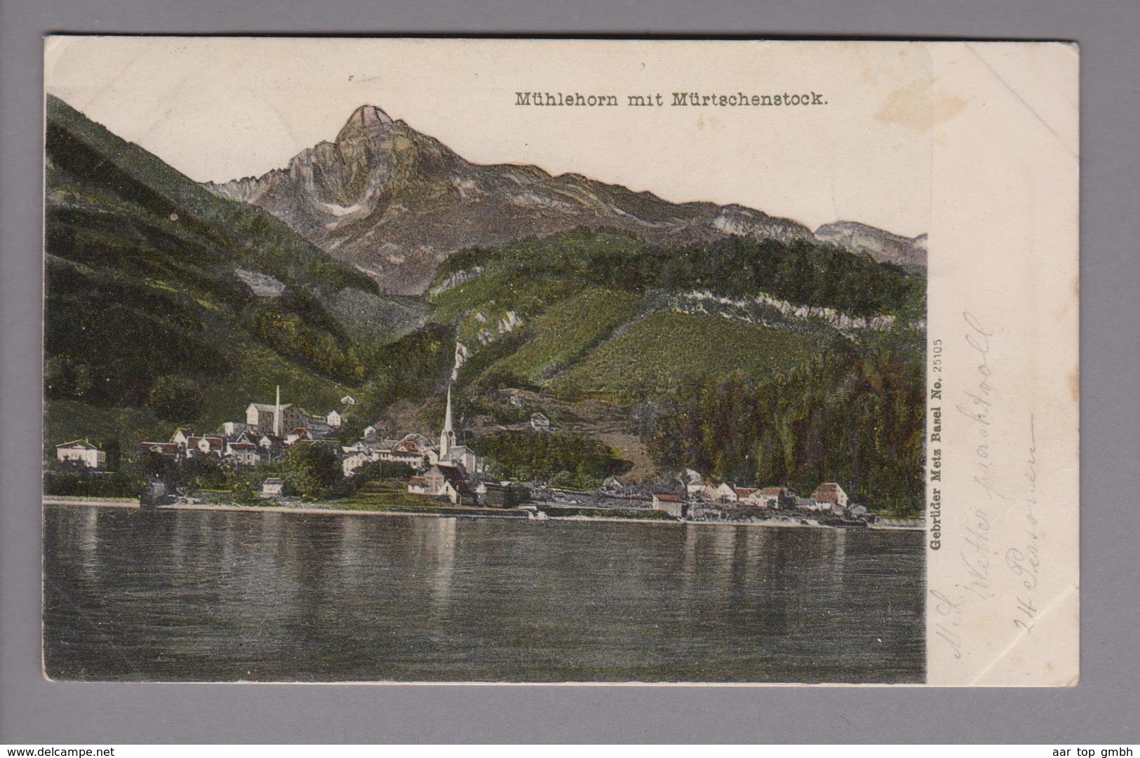 AK CH GL Mühlehorn 1901-05-14 Foto Gebr.Metz #25103 - Mühlehorn