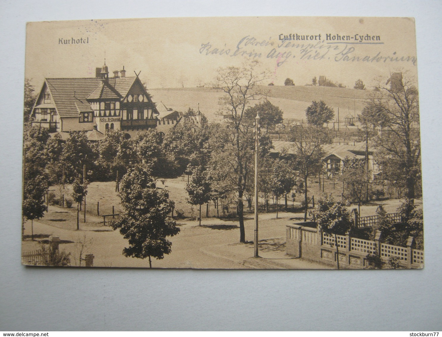 HOHEN - LYCHEN , Seltenen Karte Um 1917 Mit Marke+Stempel - Lychen