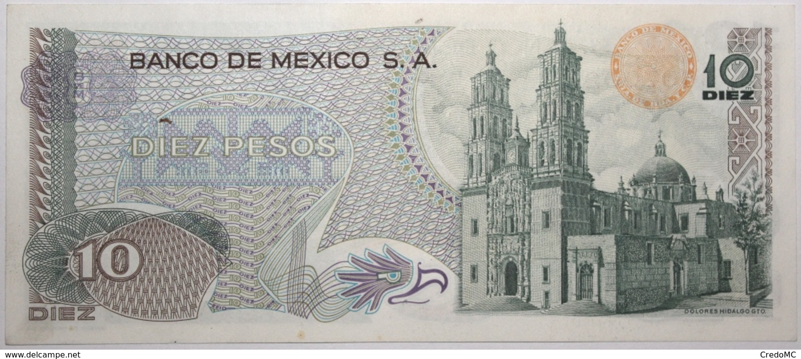 Mexique - 10 Pesos - 1975 - PICK 63h.4 - SPL - Mexique