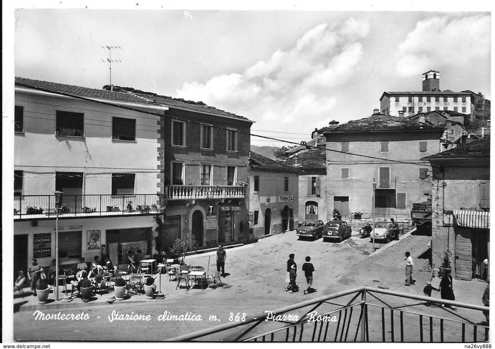 Montecreto (Modena - Piazza Roma - Insegna Sali E Tabacchi. - Modena