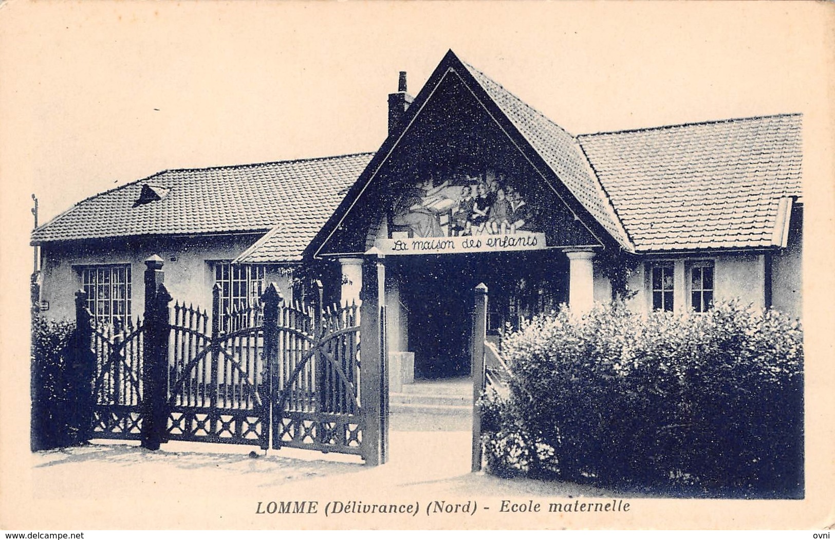59 -   CPA LOMME Ecole Maternelle - Lomme