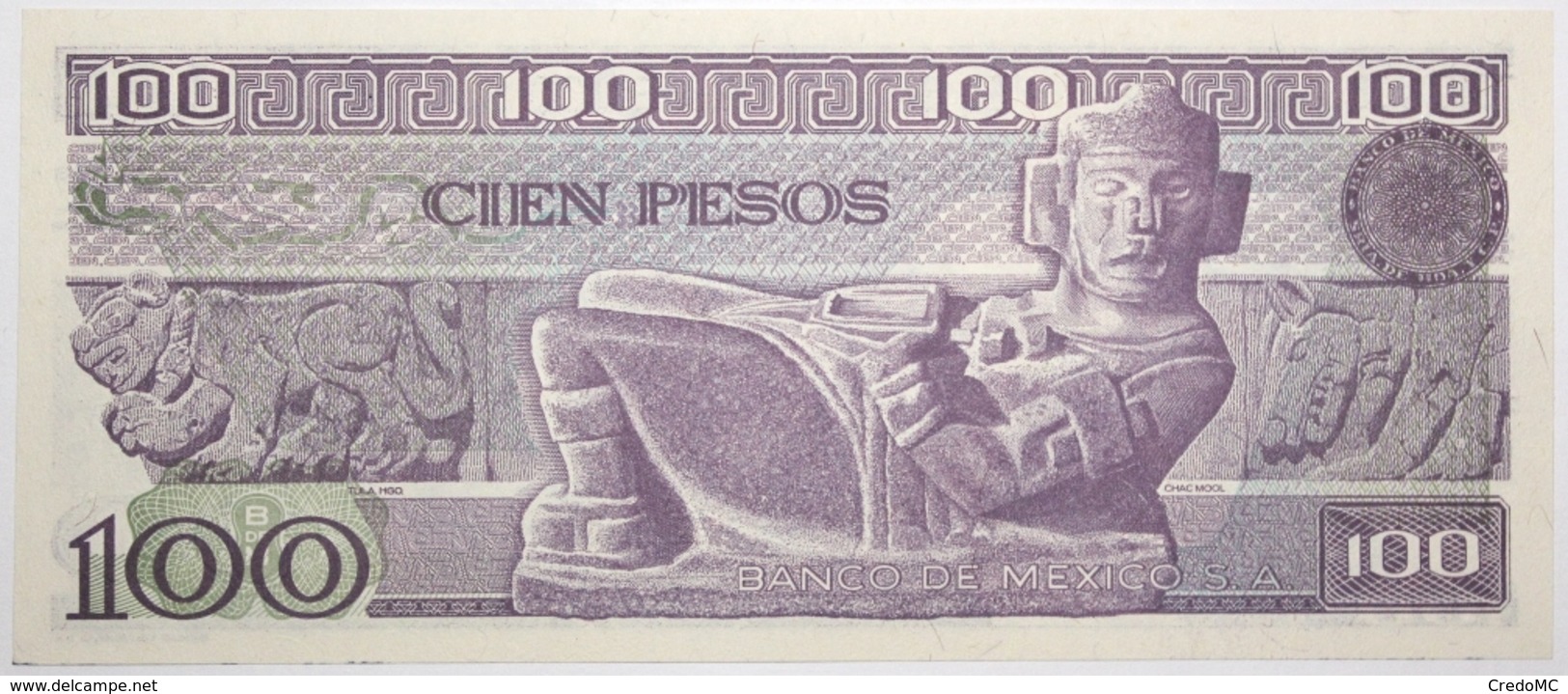 Mexique - 100 Pesos - 1982 - PICK 74c.24 - NEUF - Mexique