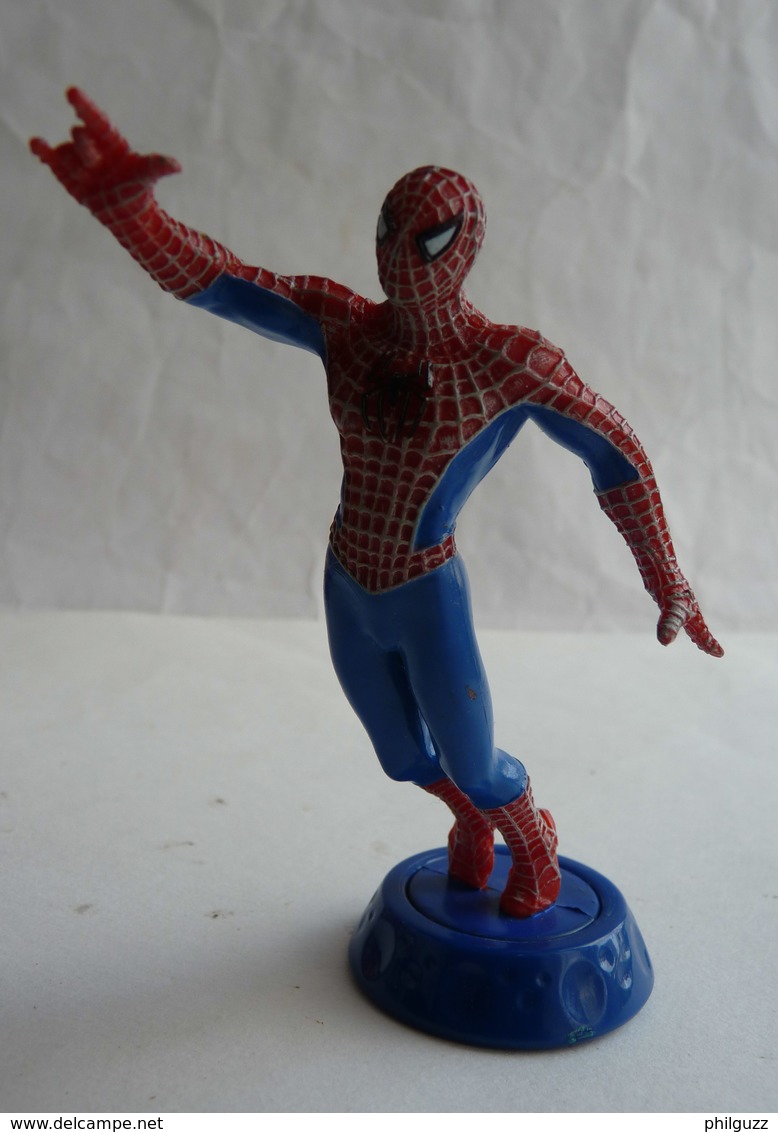 FIGURINE BOUCHON TUBE BONBONS FIZZY SPIDERMAN QUI S'ELANCE 2007 - Supermar