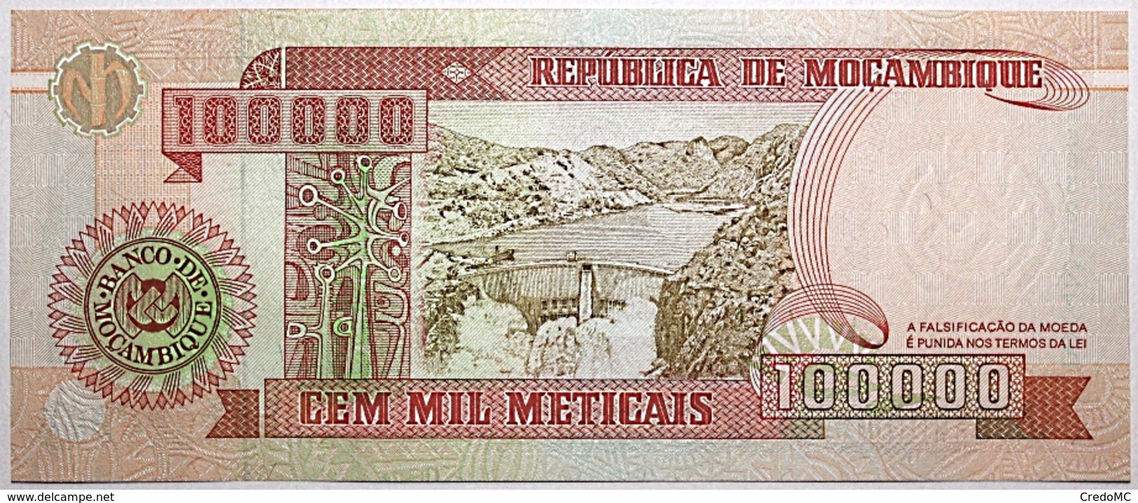 Mozambique - 100000 Meticais - 1993 - PICK 139 - NEUF - Mozambique