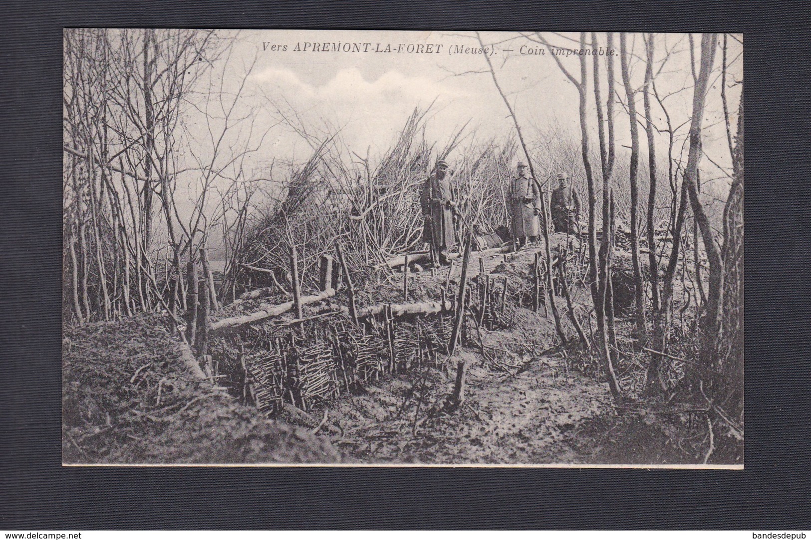 Guerre 14-18 Vers Apremont La Foret (55) Coin Imprenable (animée ) - Autres & Non Classés