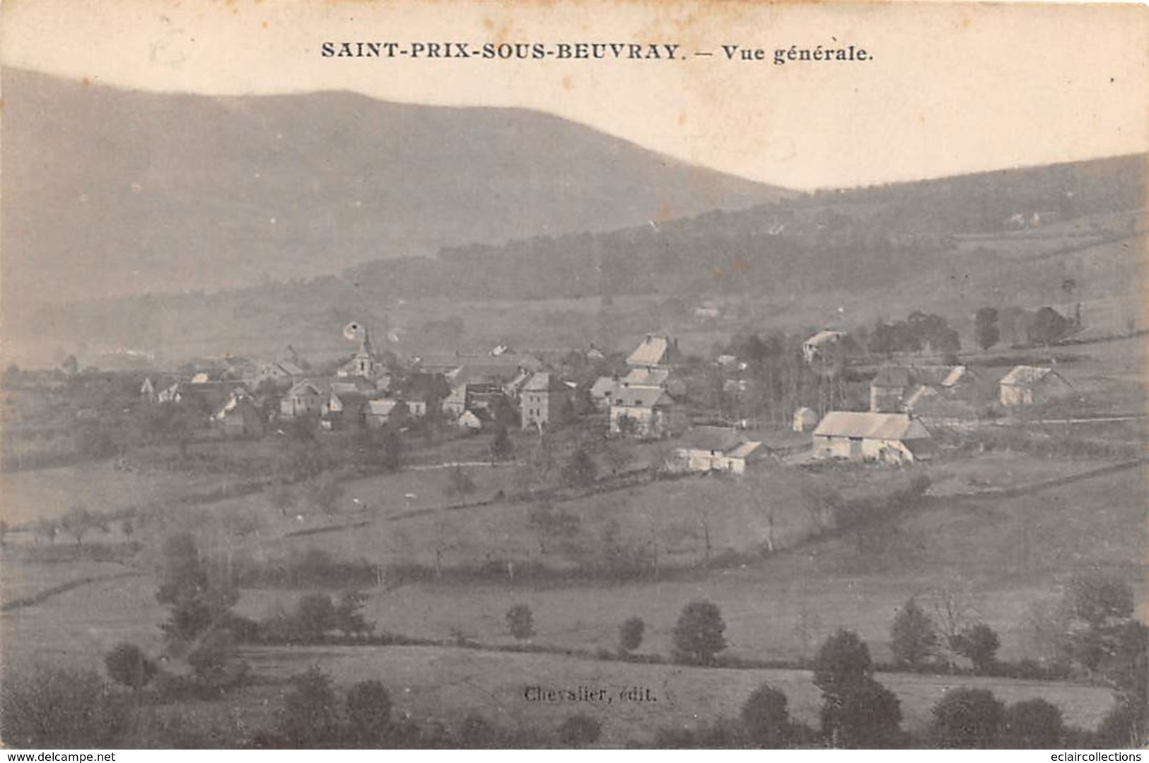 Saint Prix Sous Beuvray             71       Vue Générale          (voir Scan) - Andere & Zonder Classificatie