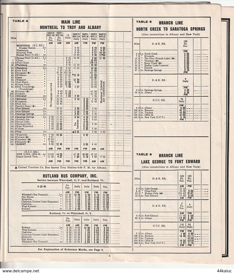 HORAIRE DE TRAINS Entre NEW YORK Et MONTREAL - World