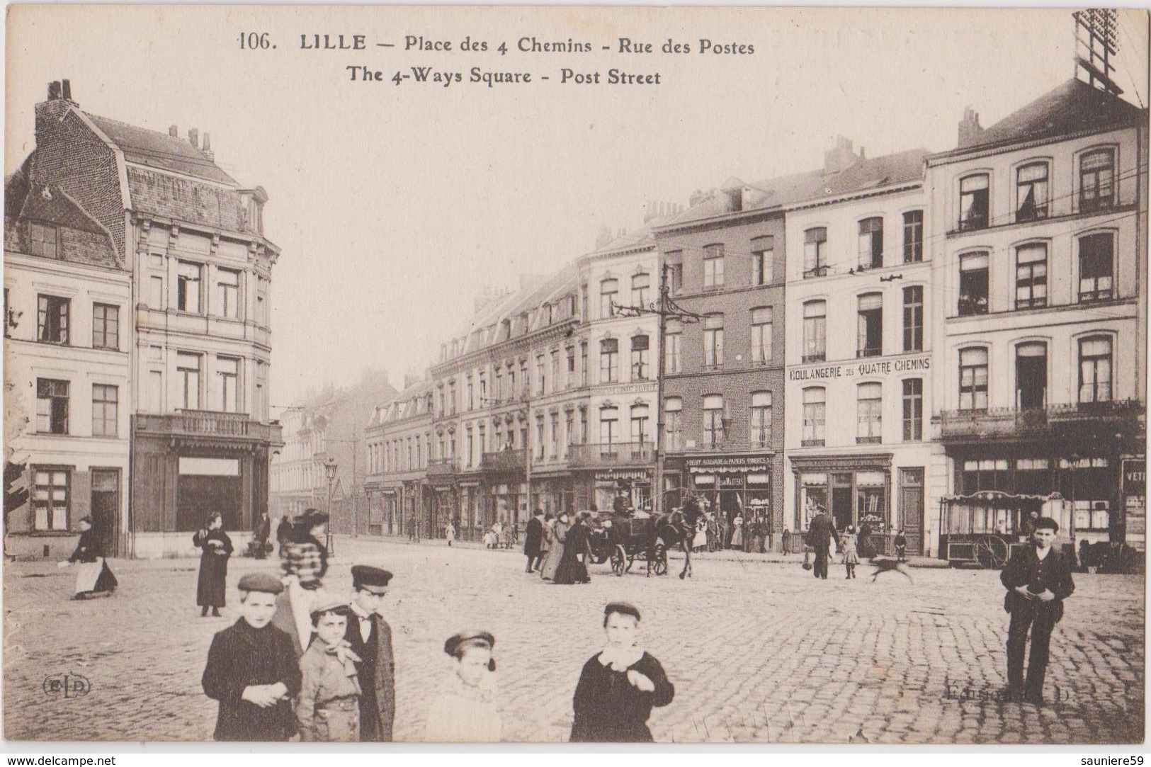 CP LILLE PLACE 4 CHEMINS - Lille