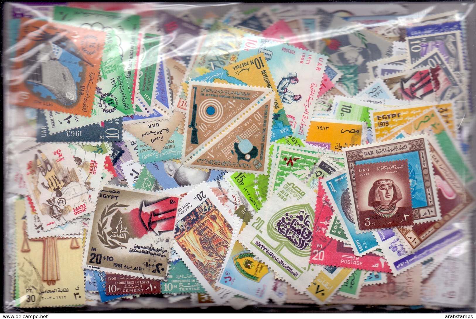 Egypt Packet 1000 Different Stamps Used & Unused - Used Stamps