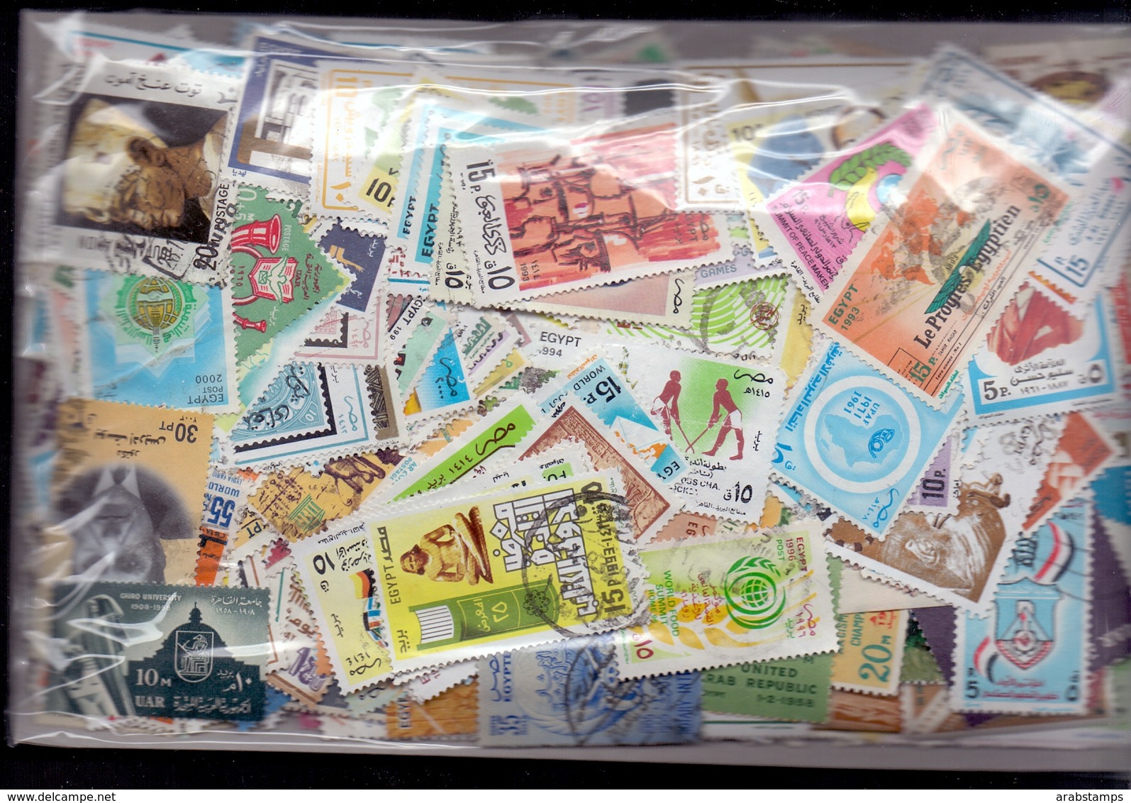 Egypt Packet 1000 Different Stamps Used & Unused - Used Stamps