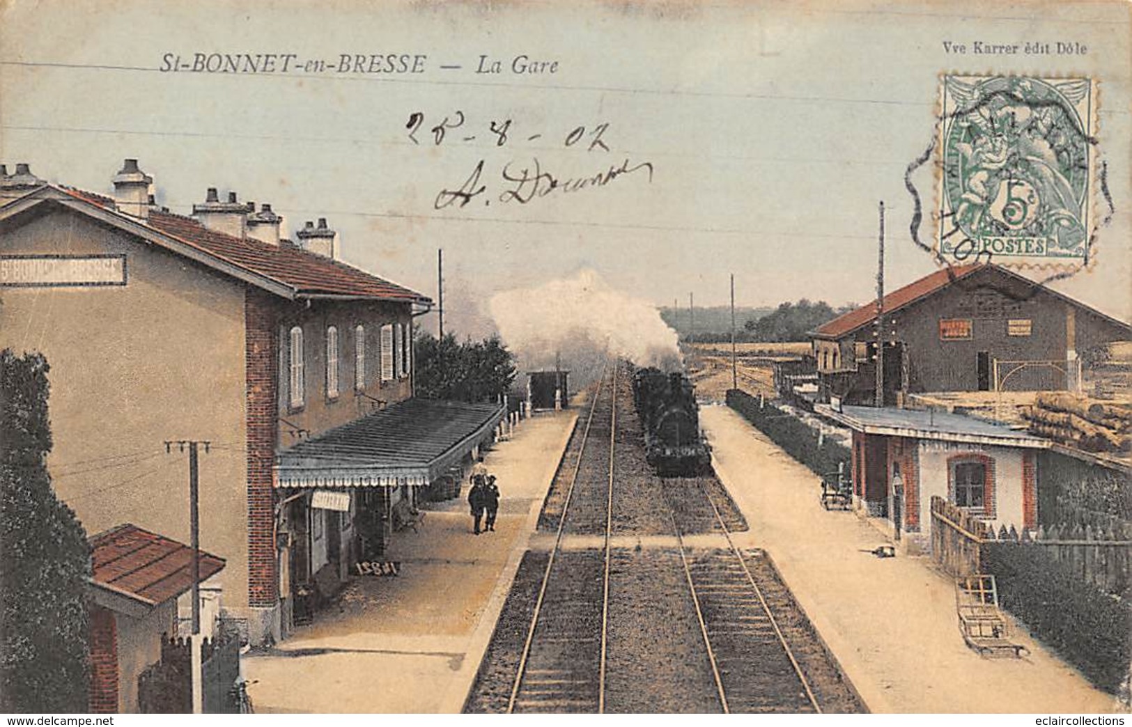 Saint Bonnet En Bresse     71      L'Intérieur De La Gare         (voir Scan) - Andere & Zonder Classificatie