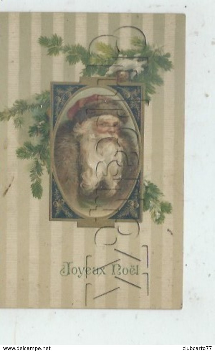 Noël (Fête) : GP Portrait Du Père Noël En 1910 (animée, CP Relief)PF - Autres & Non Classés