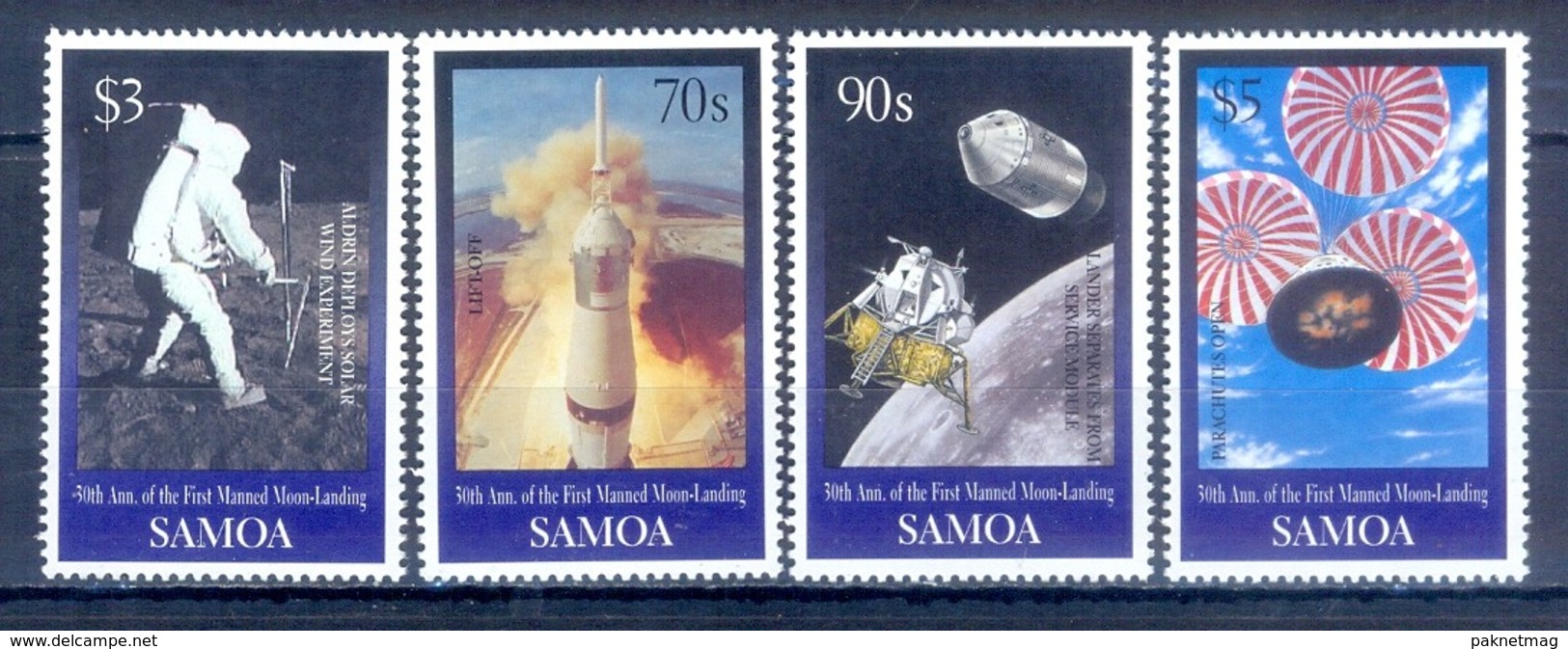 C36- SAMOA 1999 SPACE 30TH ANNIVERSARY MOON LANDING. - Other & Unclassified