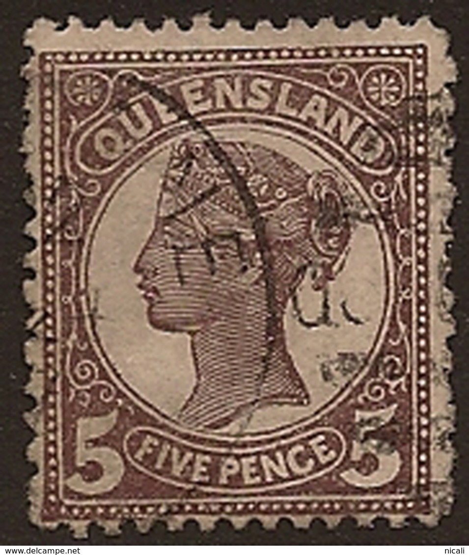 QUEENSLAND 1895 5d Purple-brown QV SG 215 U TR216 - Nuovi