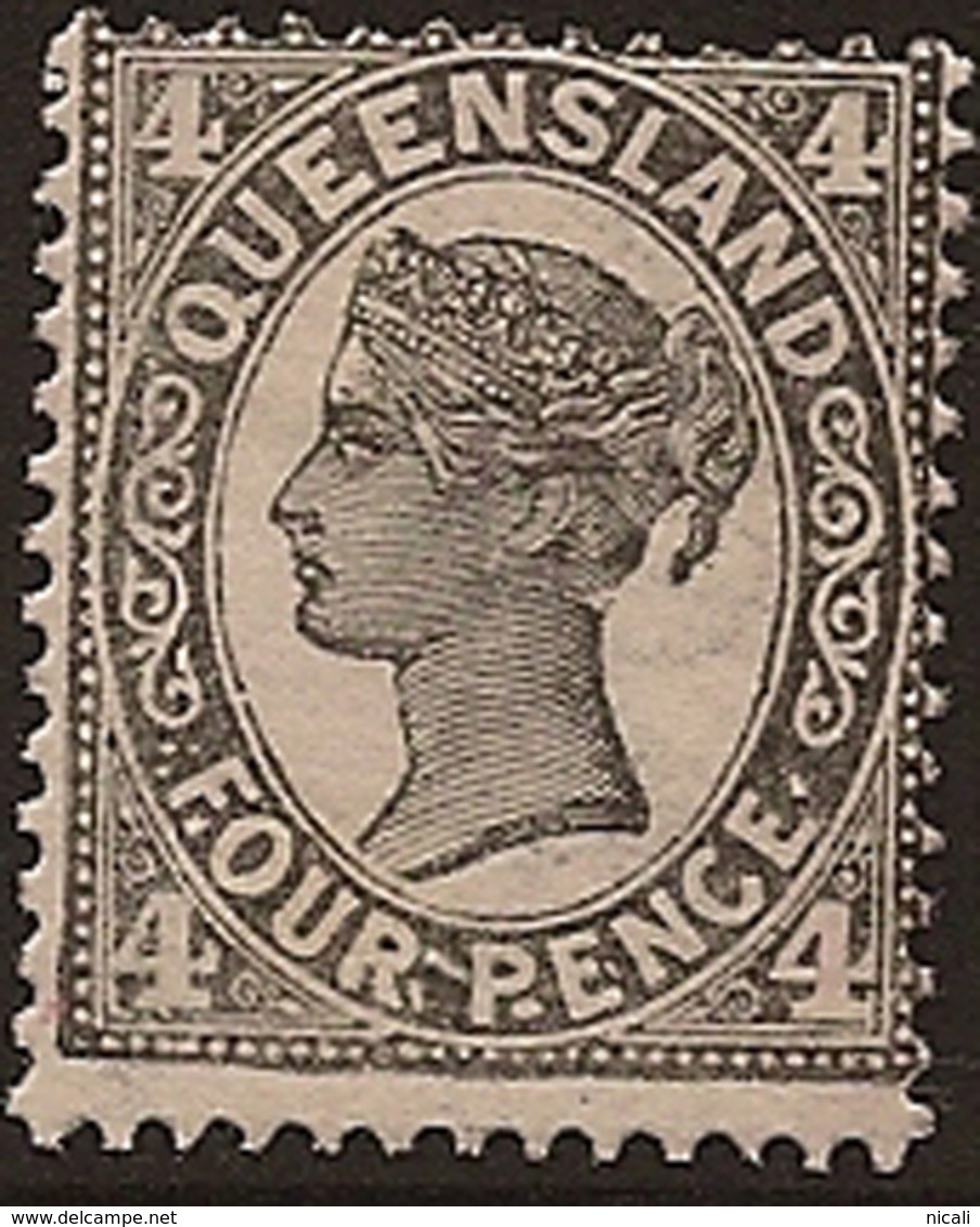 QUEENSLAND 1907 4d SG 294a HM RR28 - Ongebruikt