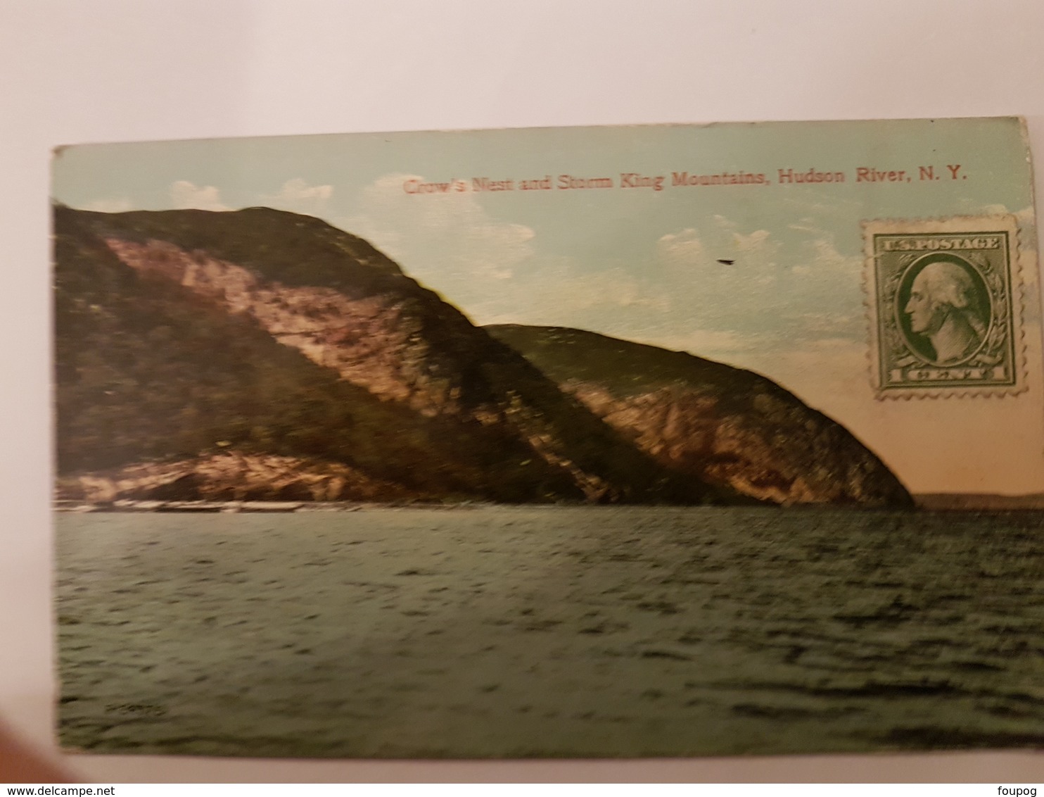 CPA NEW YORK CROW S NUST AND STORM KING MOUNTAINS HUDSON RIVER - Hudson River