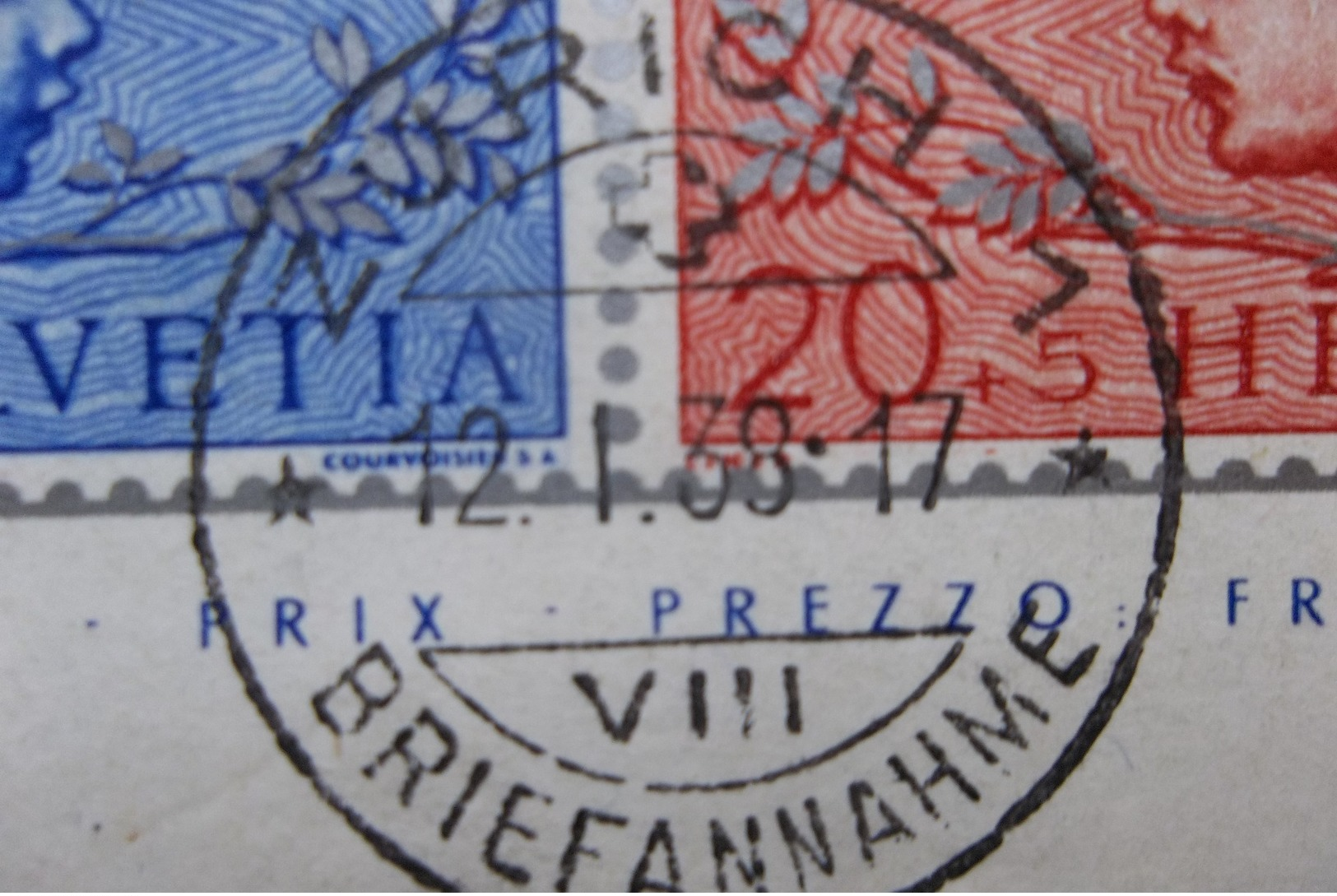 Helvetia: 1938 Rgt. S/S To Munchen-Flap Missing (#RV1) - Briefe U. Dokumente