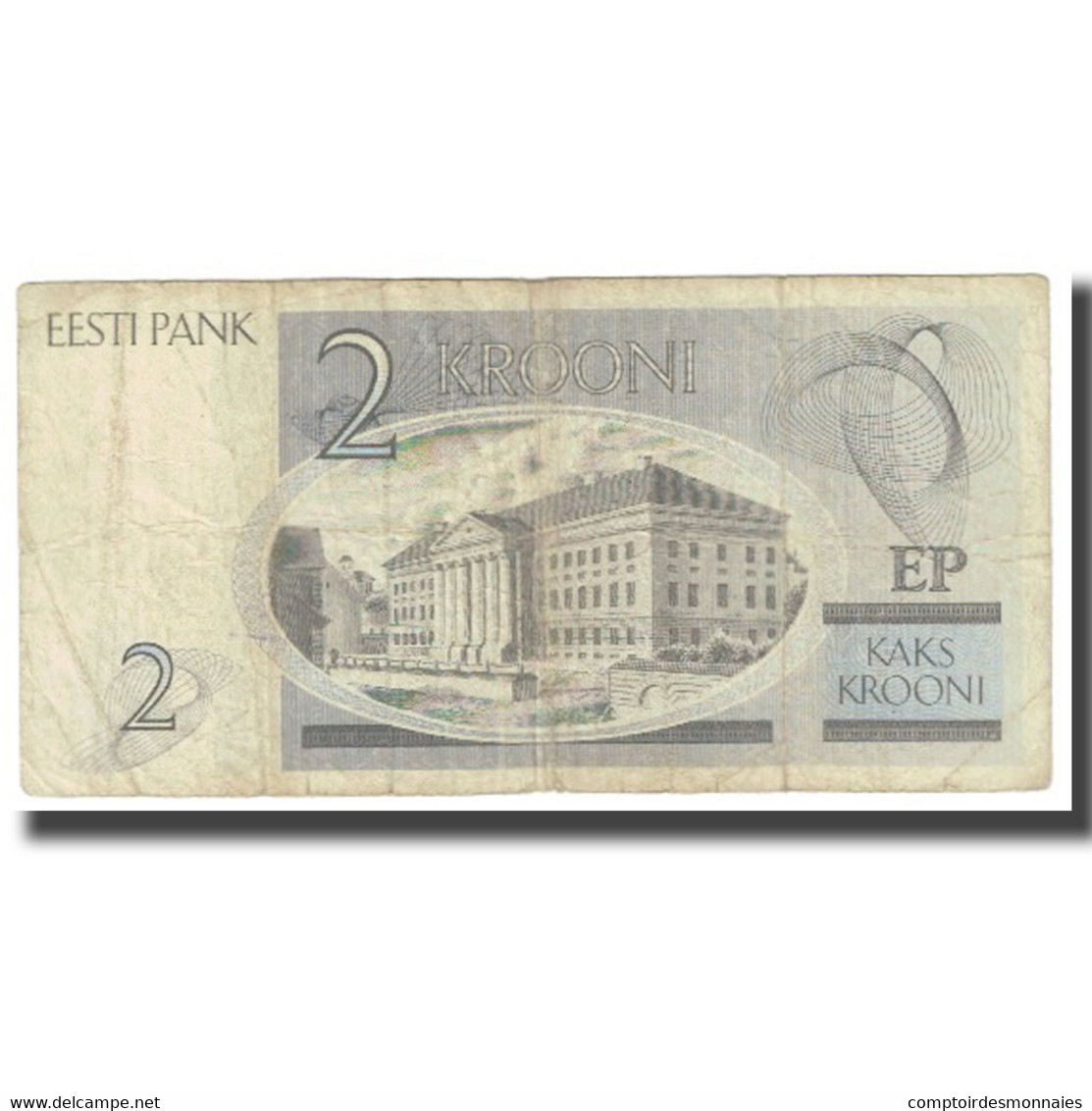 Billet, Estonia, 2 Krooni, KM:70a, TB - Estonie