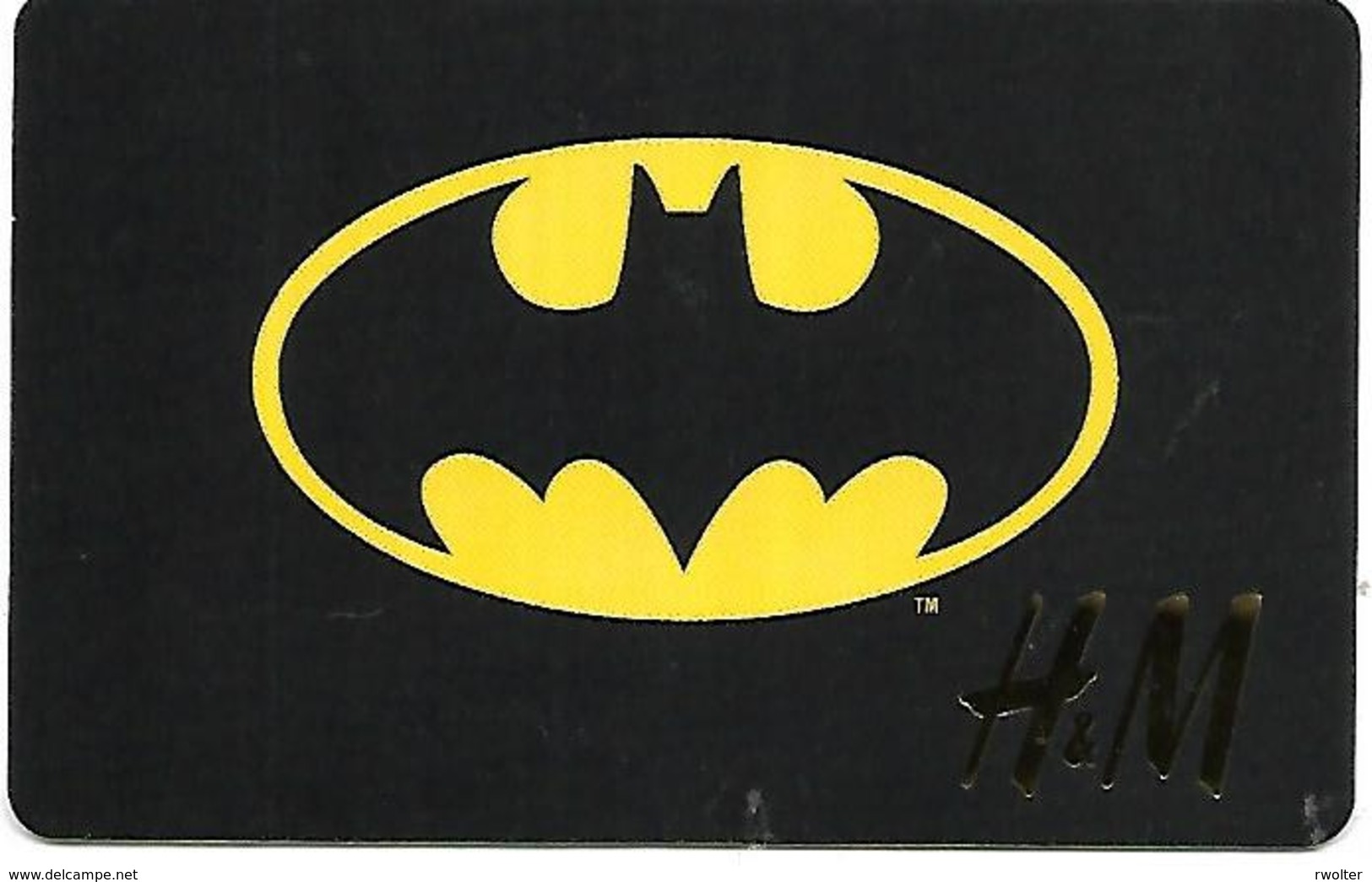 @+ Carte Cadeau - Gift Card : H&M France (2019) - Noel - Batman - Cartes De Fidélité Et Cadeau