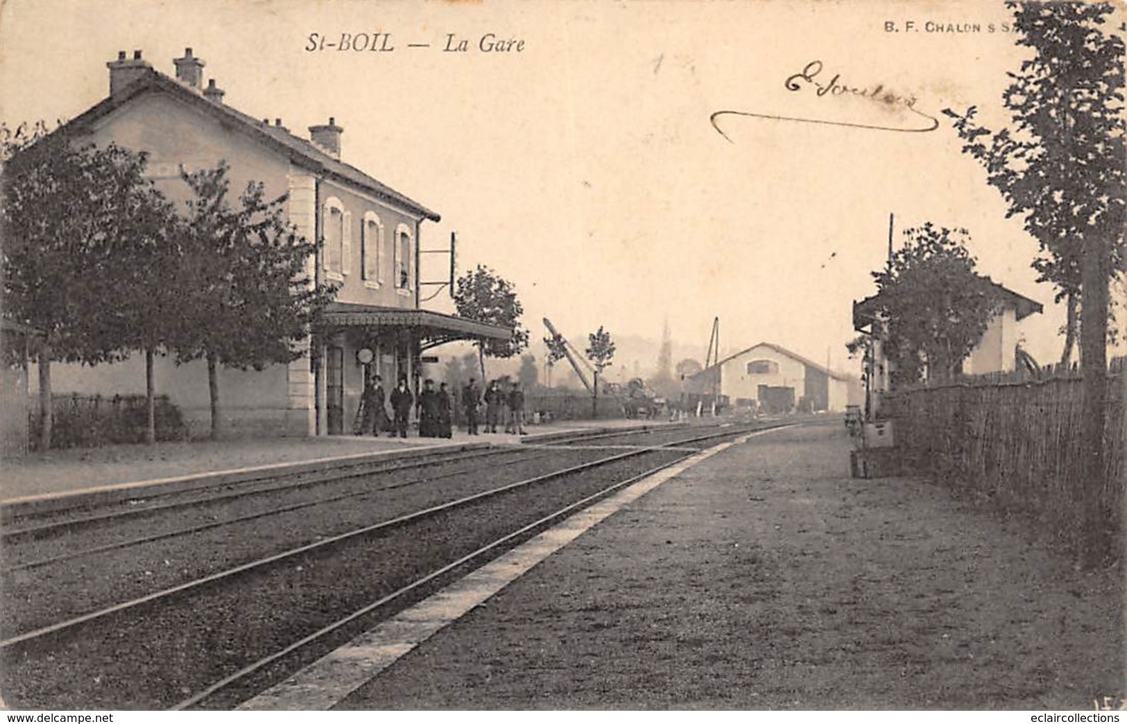 Saint Boil       71      Intérieur De La Gare               (voir Scan) - Autres & Non Classés